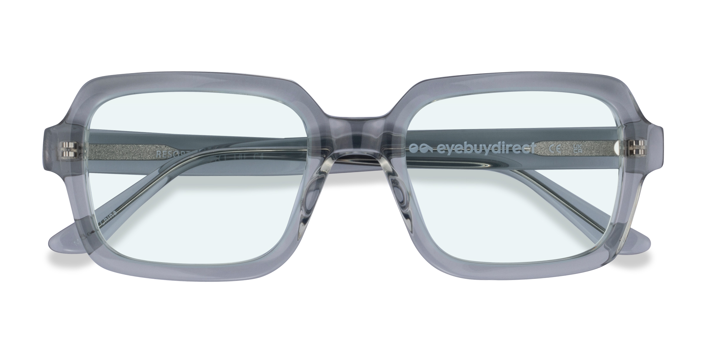 Matte Gray Smoke Resort - Acétate Lunettes de soleil