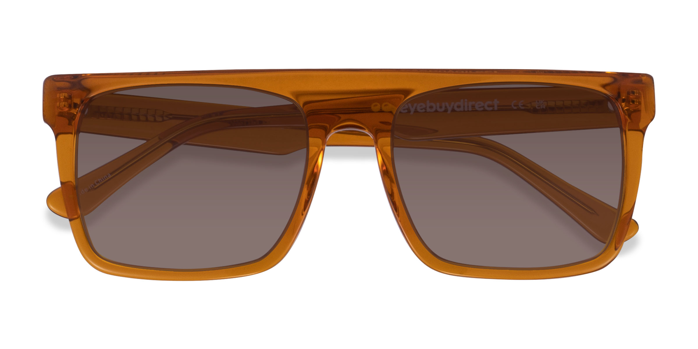 Clear Brown Matz - Acétate Lunettes de soleil