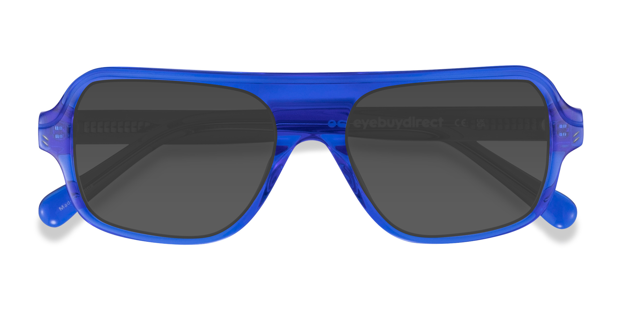 Crystal Blue Felix - Acetate Sunglasses