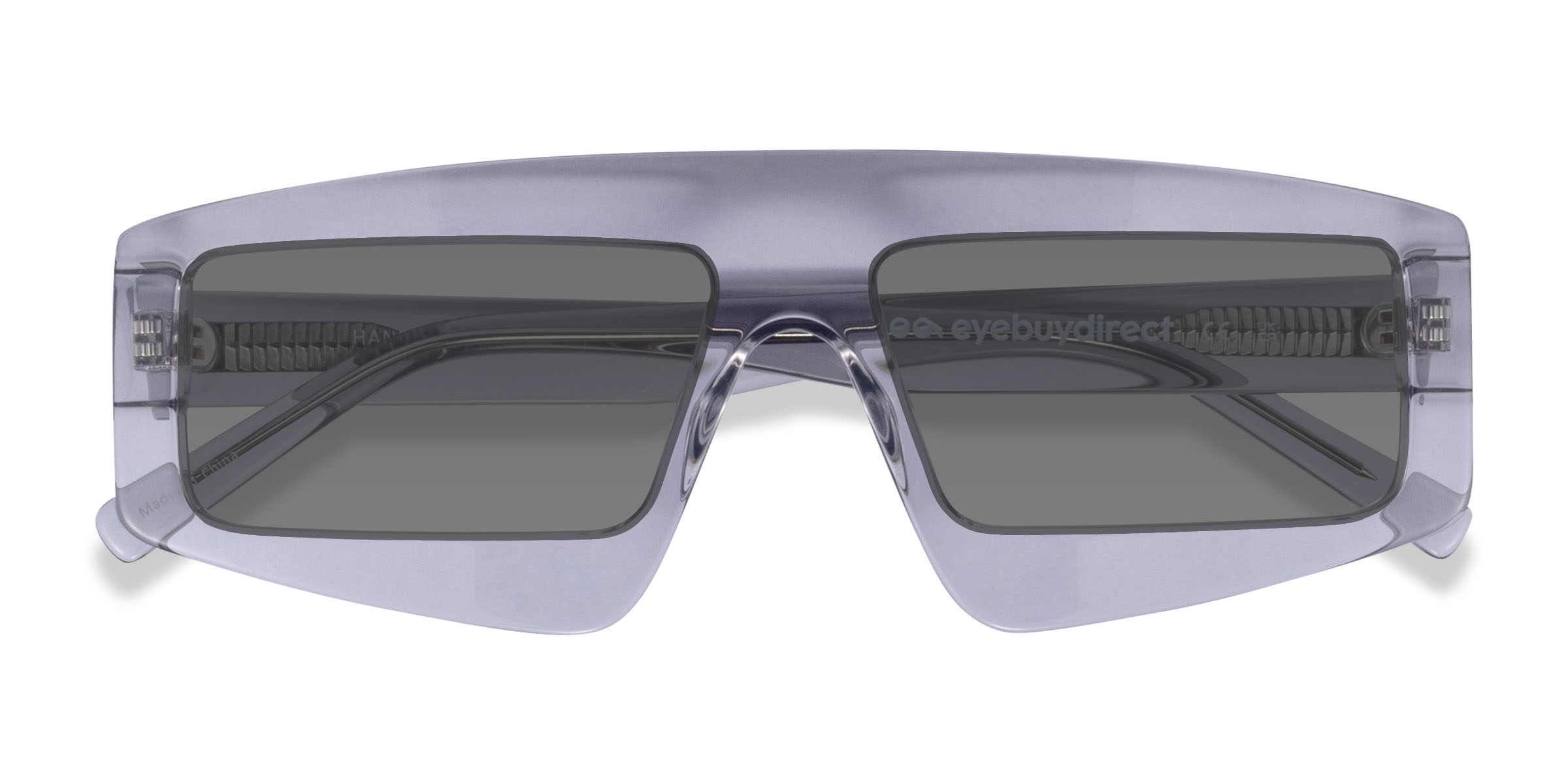 Clear Gray Hanna - Acétate Lunettes de soleil