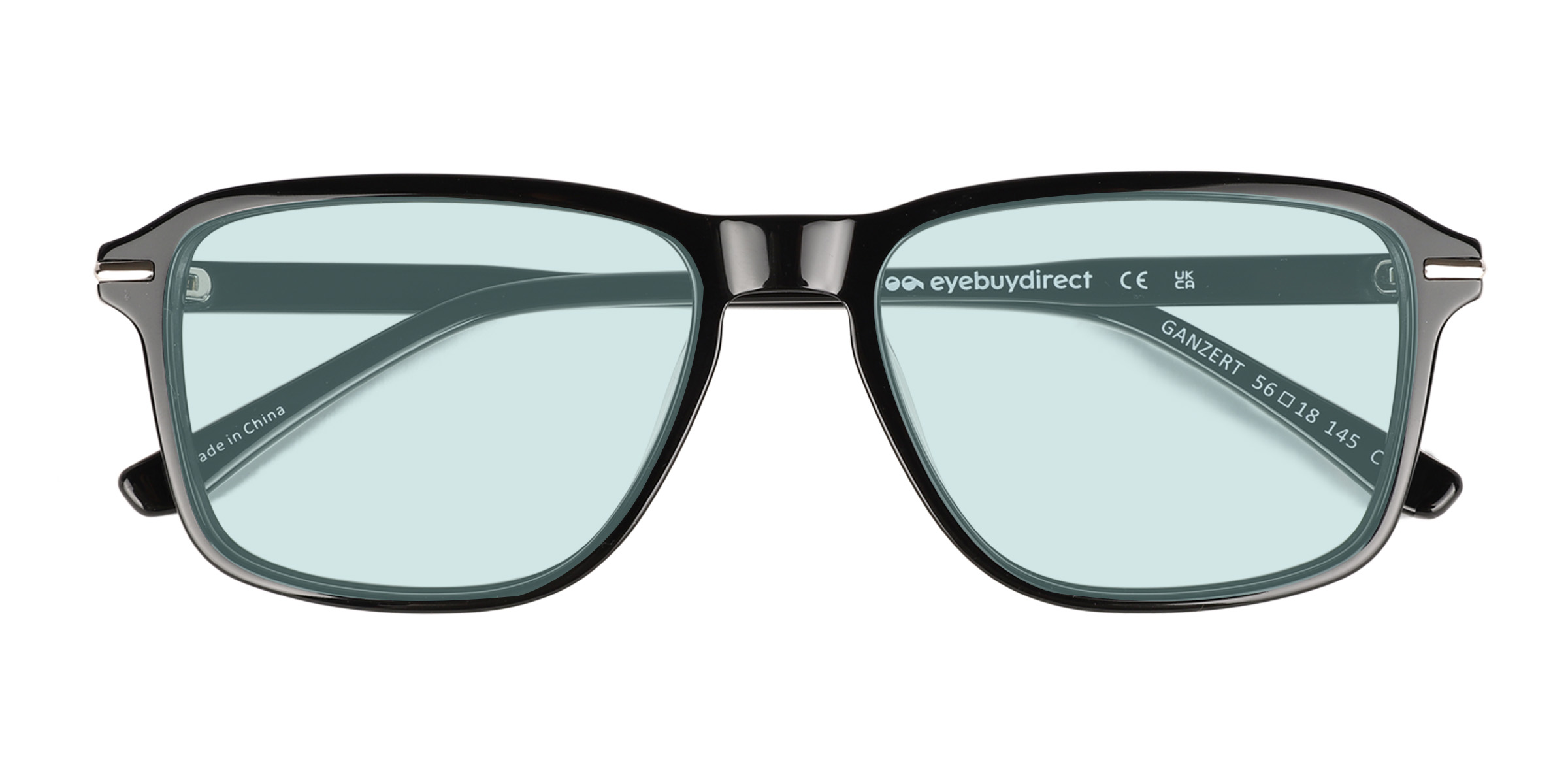 Noir Ganzert - Acétate Lunettes de soleil