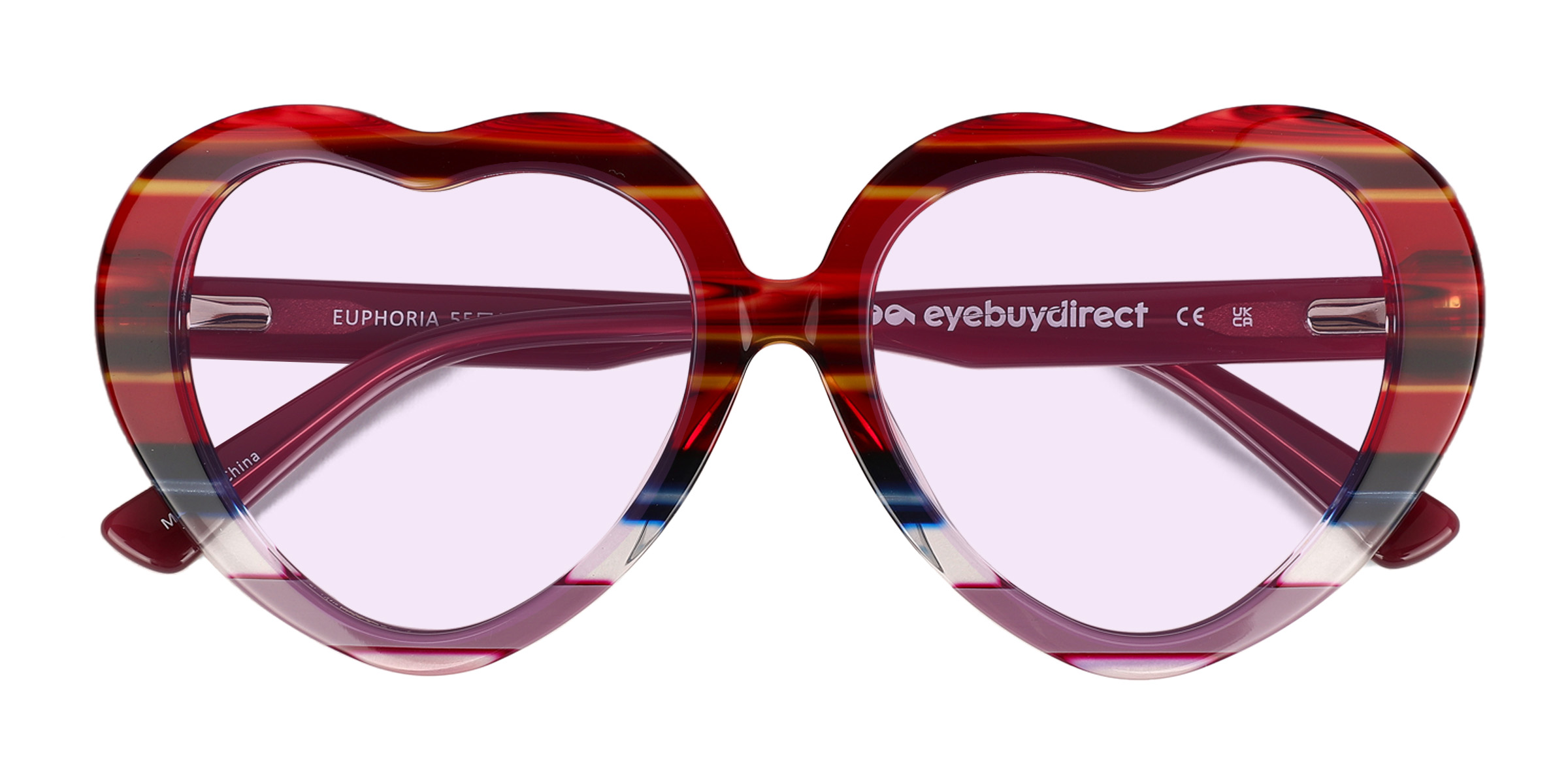 Purple Striped Euphoria - Acetate Sunglasses