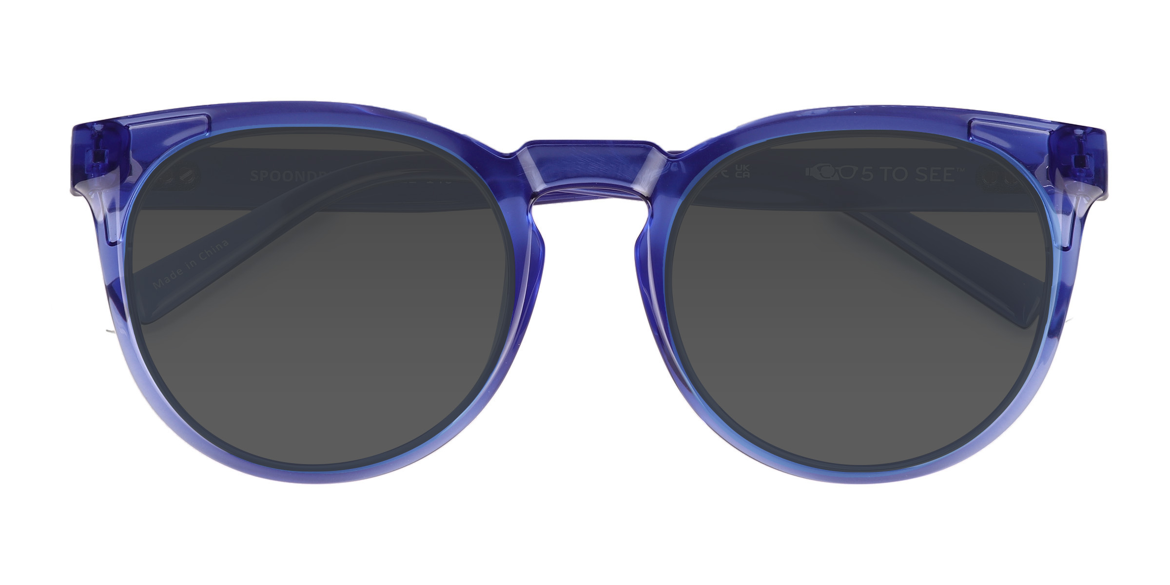 Crystal Blue Spoondrift -  Plastique Lunettes de soleil