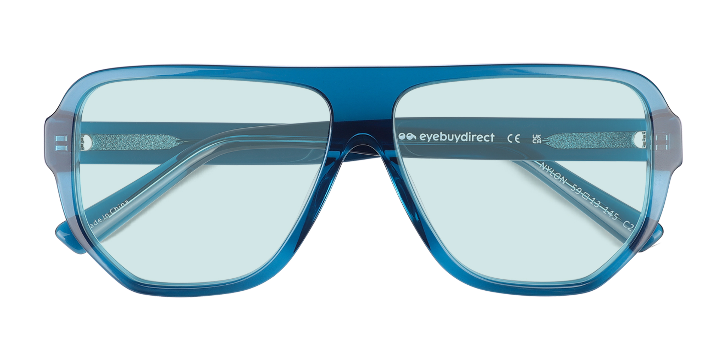 Crystal Blue Nylon -  Acétate Lunettes de soleil