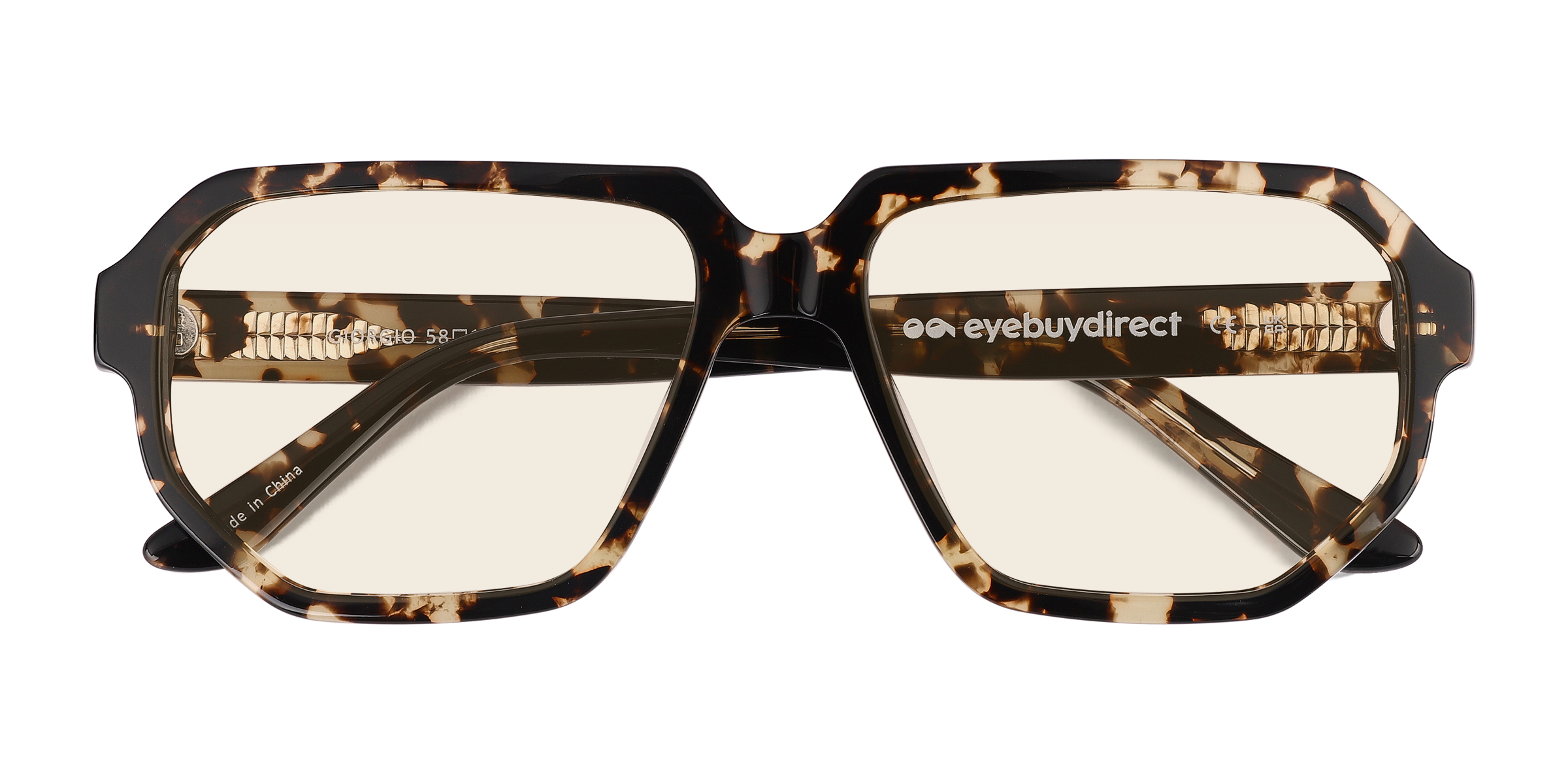 Spotty Tortoise Giorgio - Acétate Lunettes de soleil