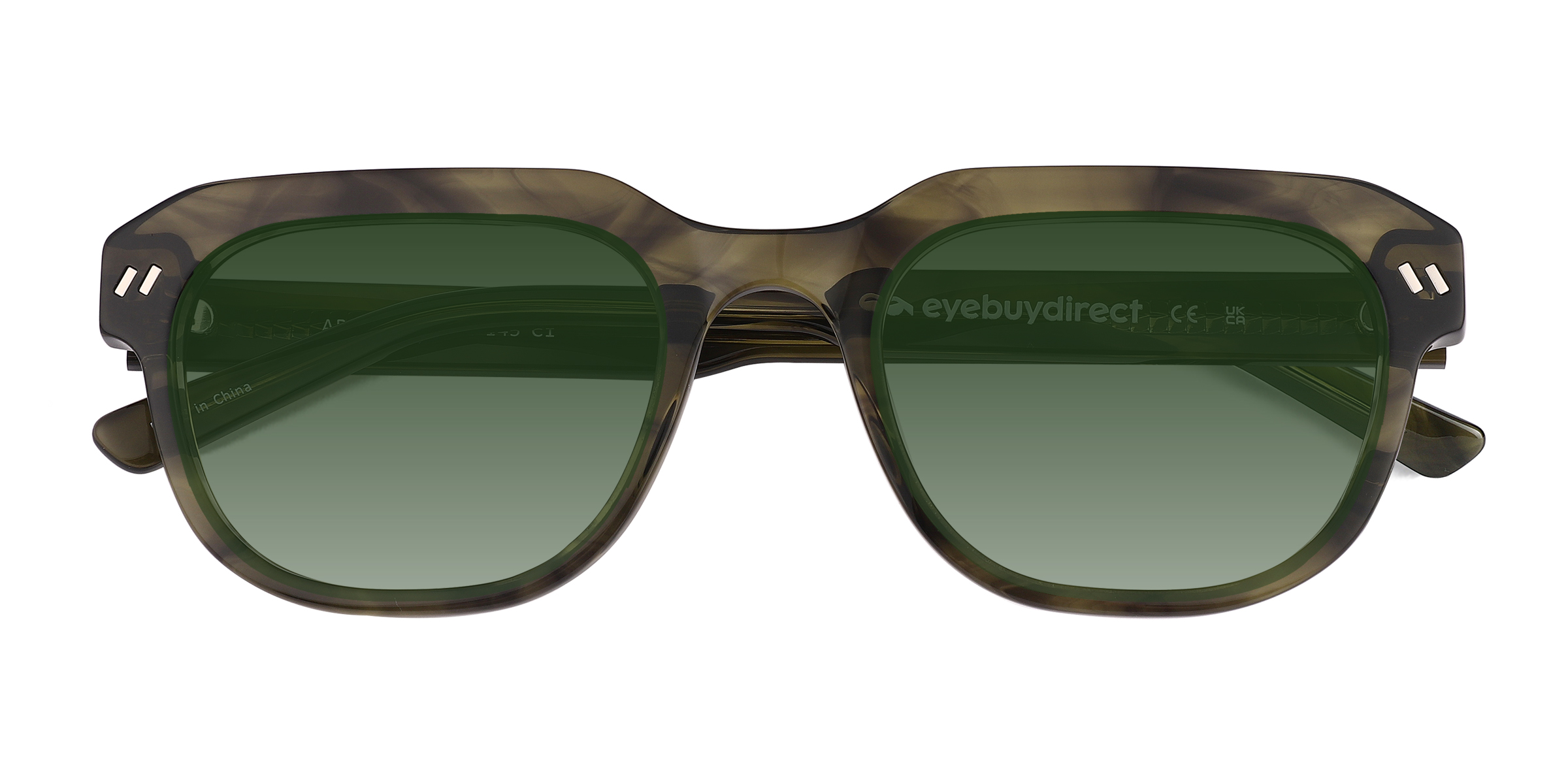 Khaki Arrow - Acetate Sunglasses