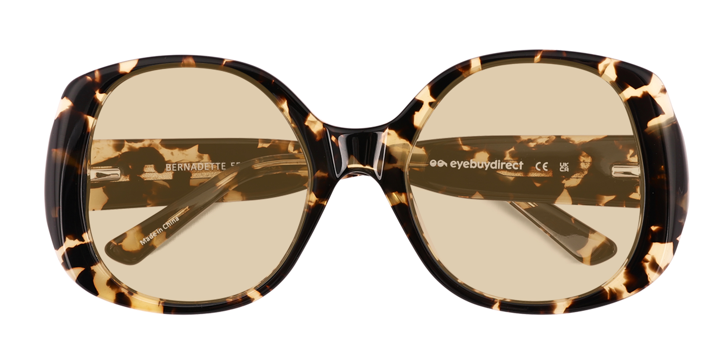 Dark Spotty Tortoise Bernadette - Acetate Sunglasses