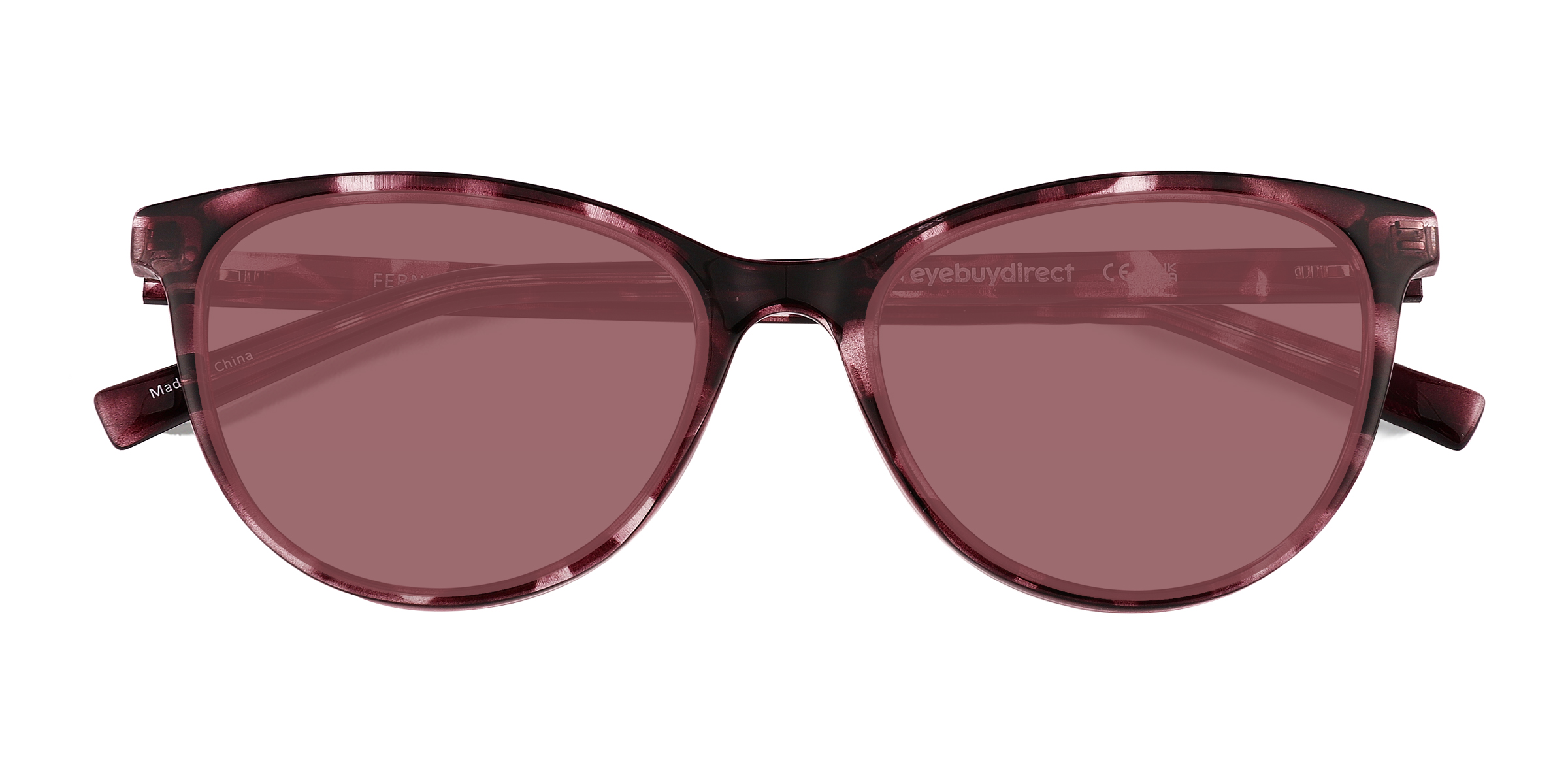 Purple Tortoise Fern - Alternative-materials Lunettes de soleil
