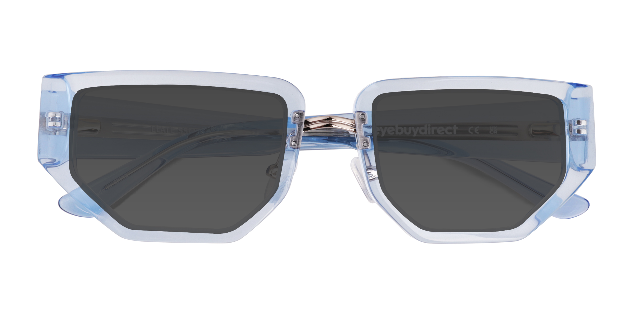 Crystal Blue Elate - Acetate Sunglasses