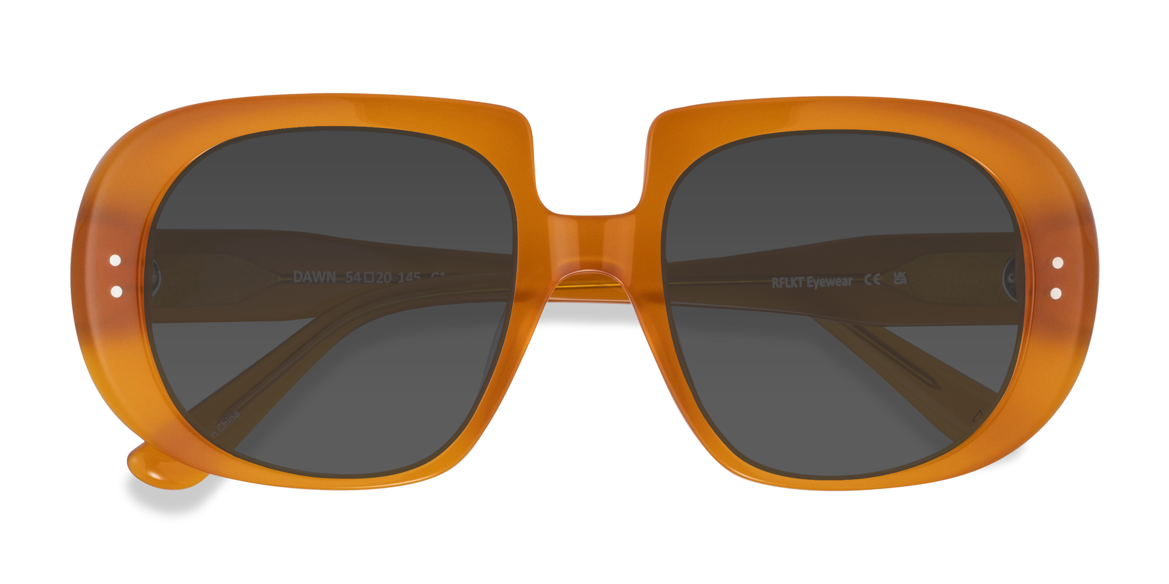 Orange Dawn - Alternative-materials Sunglasses