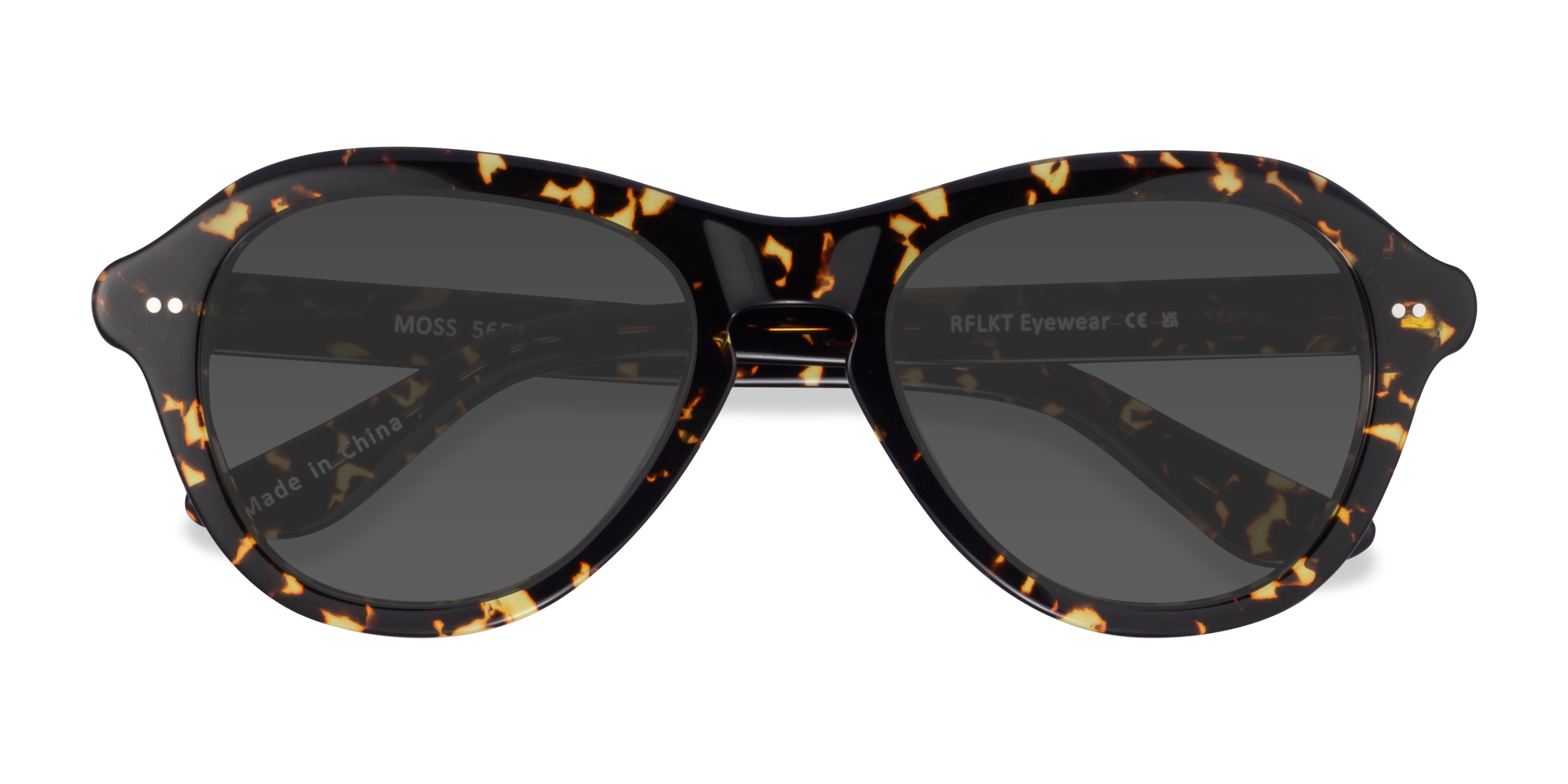 Spotty Tortoise Moss - Alternative-materials Sunglasses