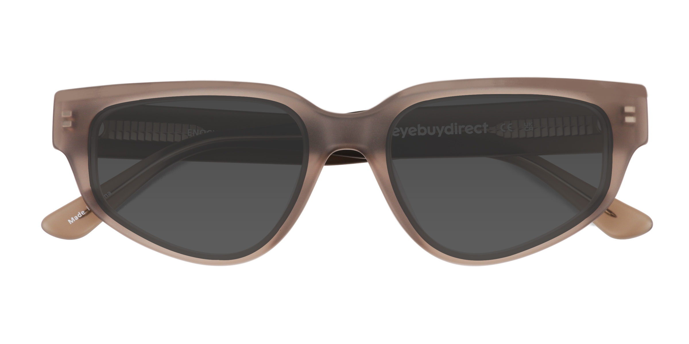 Crystal Matte Gray Enoch - Acetate Sunglasses