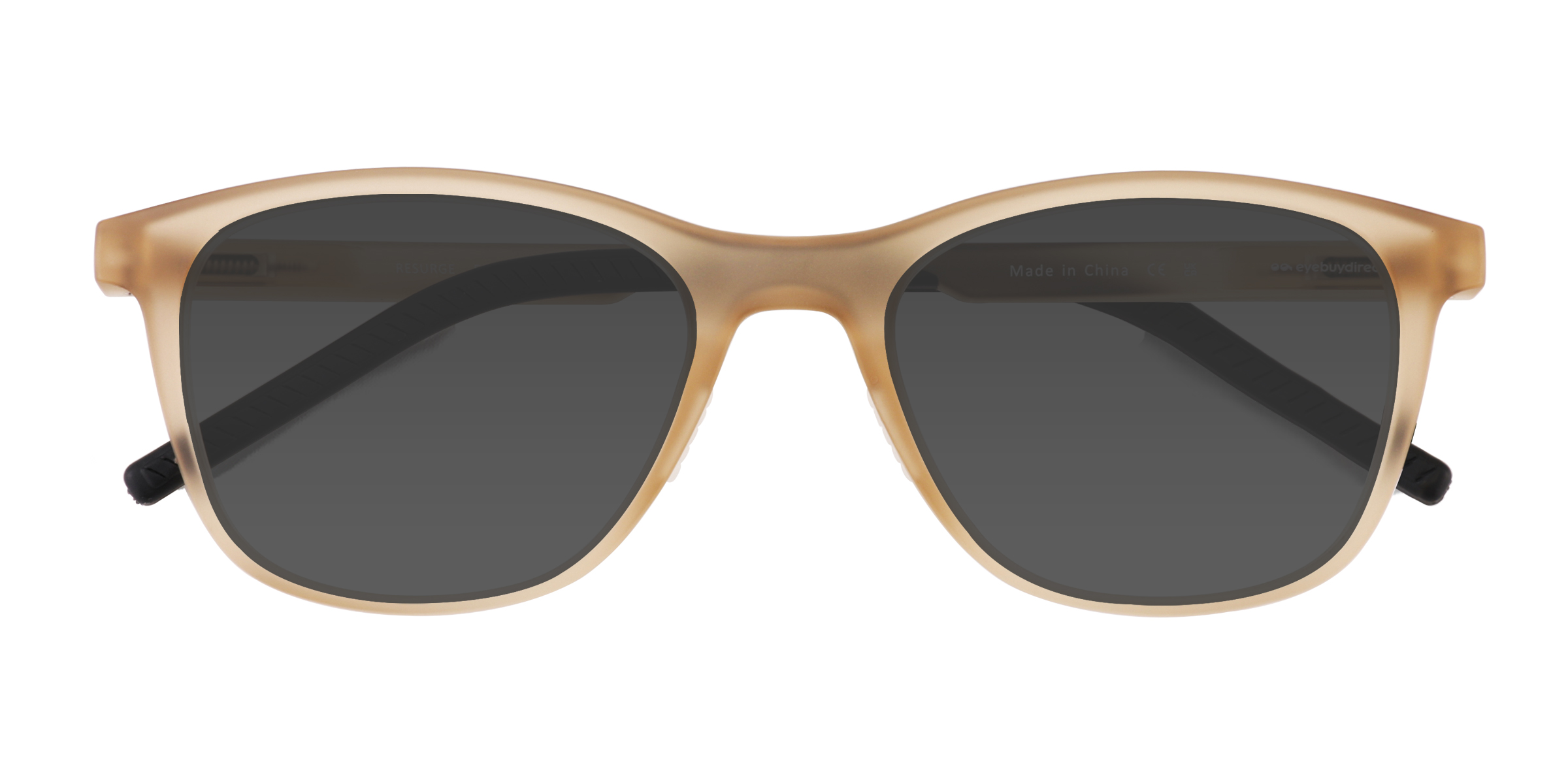 Matte Crystal Brown Resurge - Plastic Sunglasses