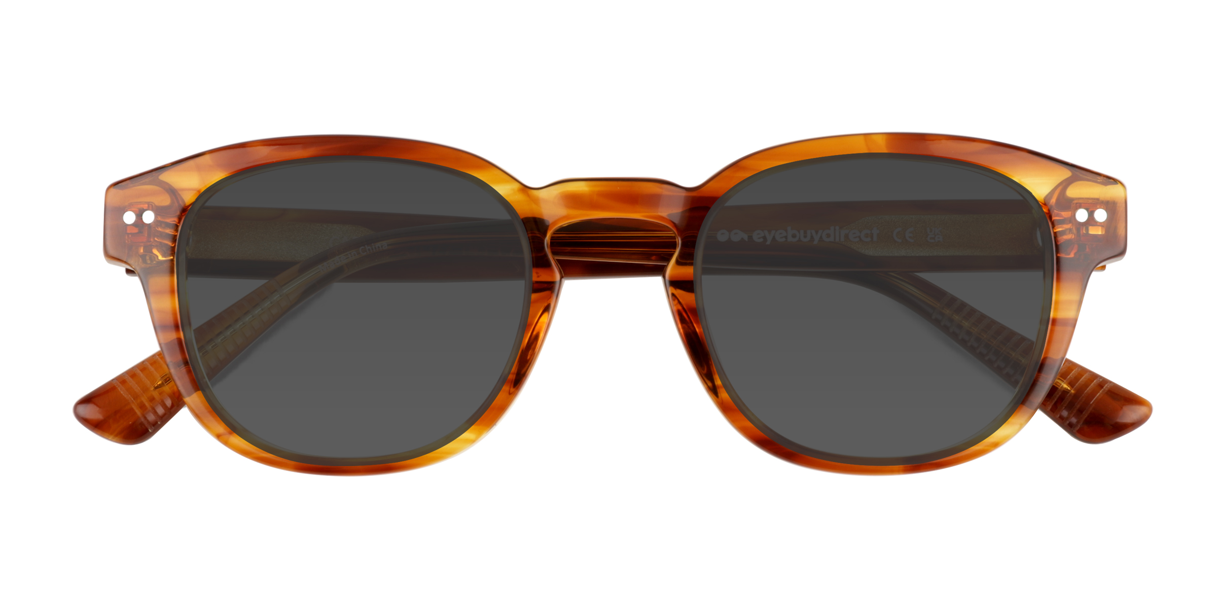 Striped Tortoise Carrie - Acetate Sunglasses