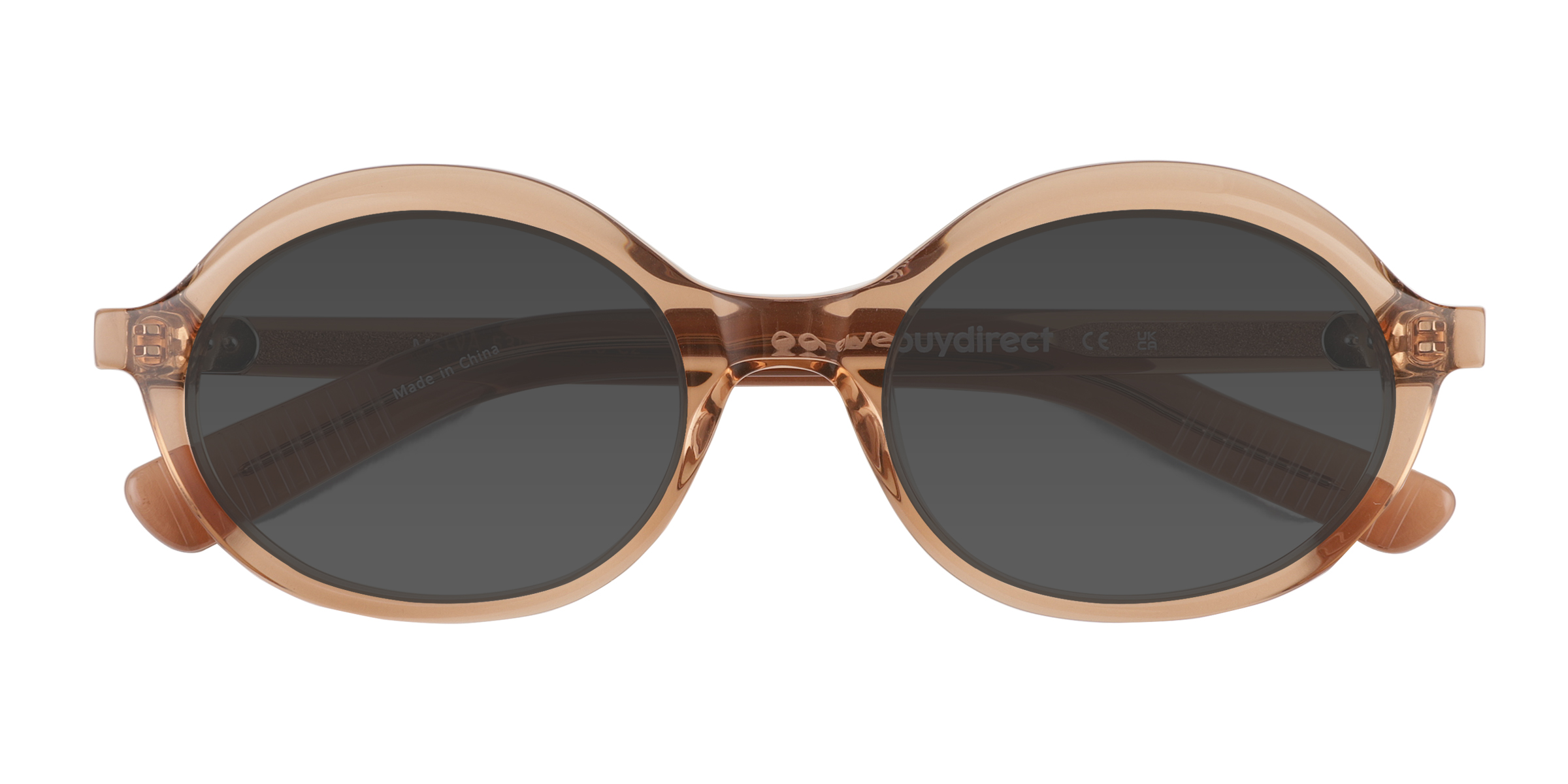 Clear Brown Melva - Acétate Lunettes de soleil