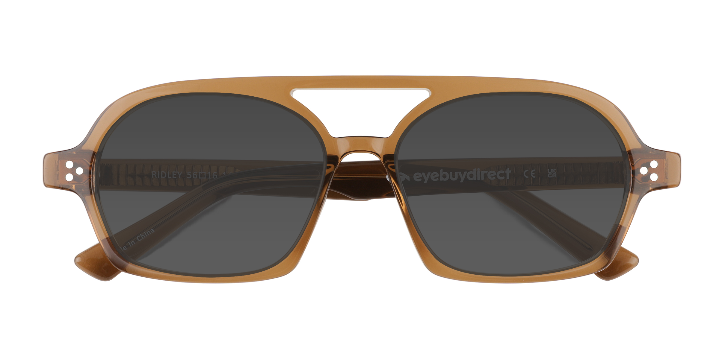 Clear Brown Ridley - Acétate Lunettes de soleil