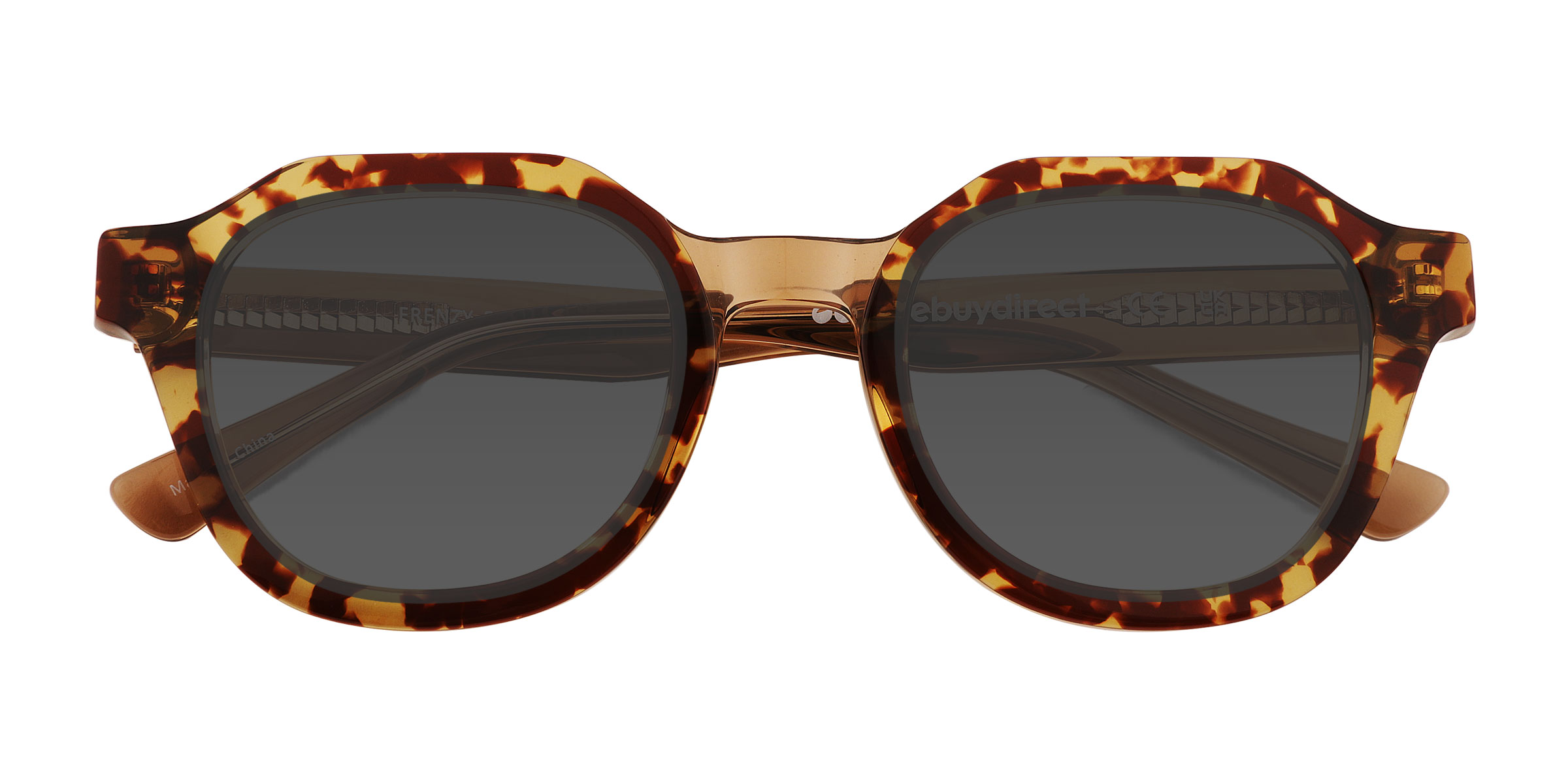 Clear Tortoise Frenzy - Acétate Lunettes de soleil