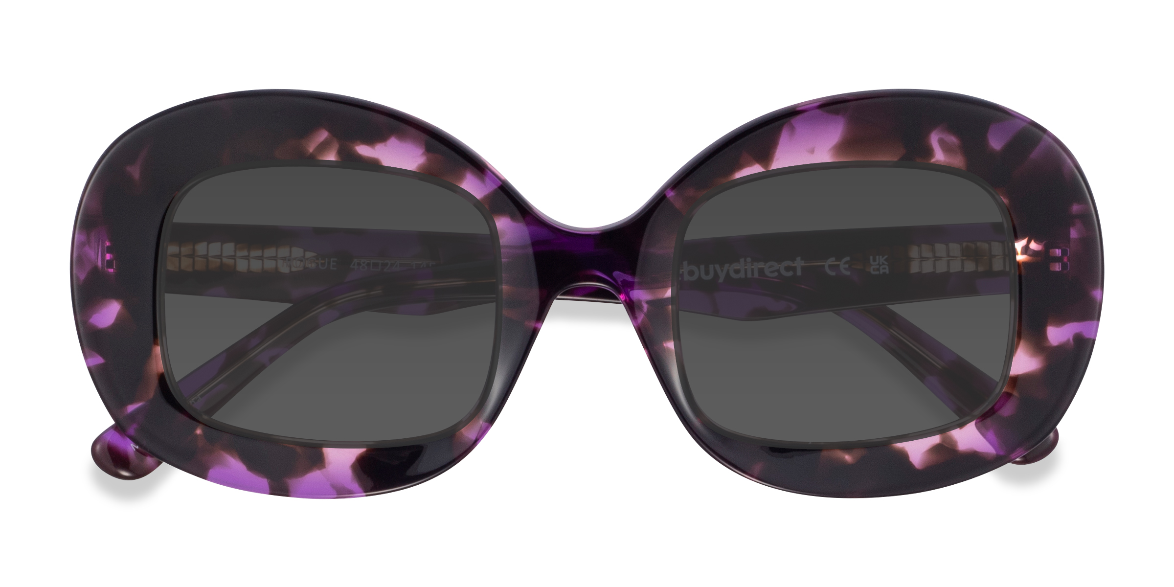 Purple Tortoise Rogue - Acétate Lunettes de soleil