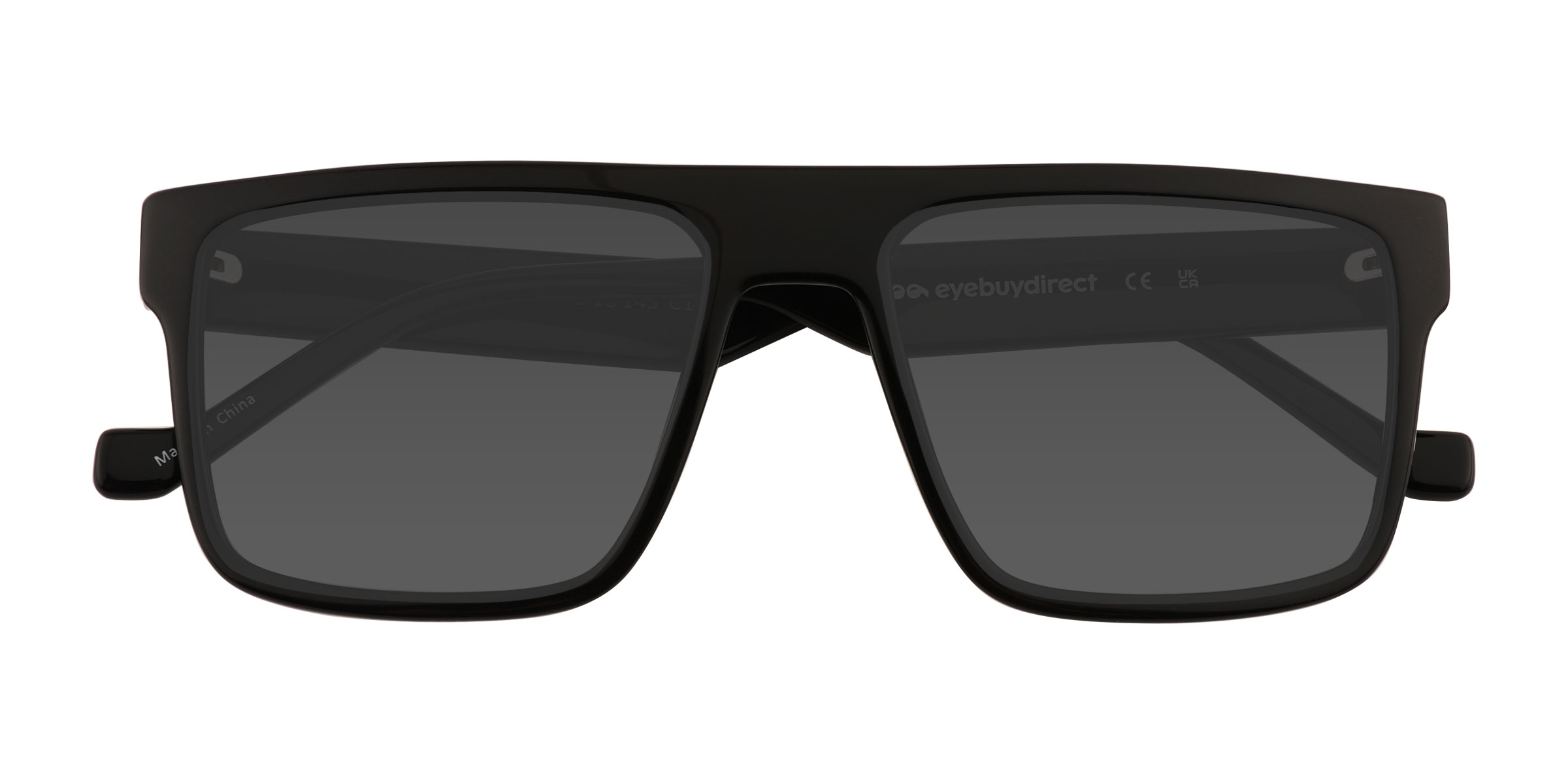 Shiny Black Calloway - Plastic Sunglasses