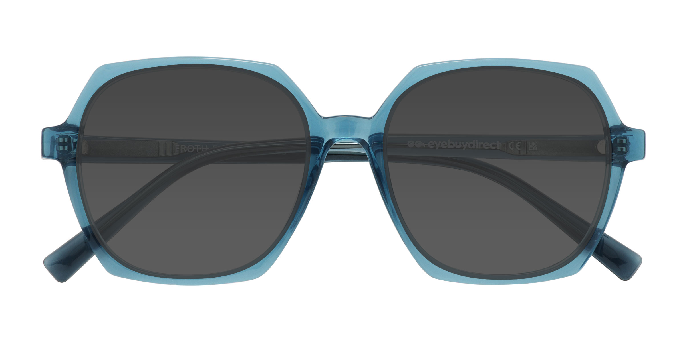 Blue Froth - Plastic Sunglasses