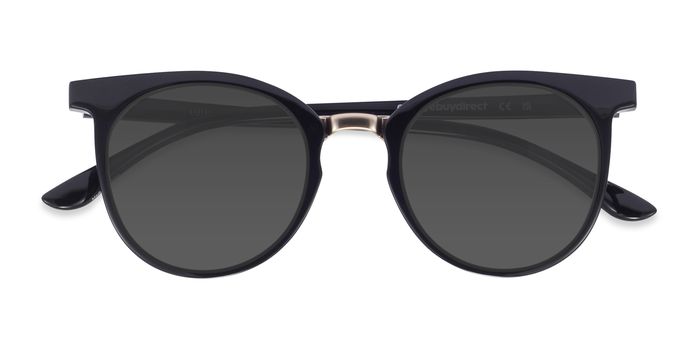 Noir Lulu - Plastic-metal Lunettes de soleil