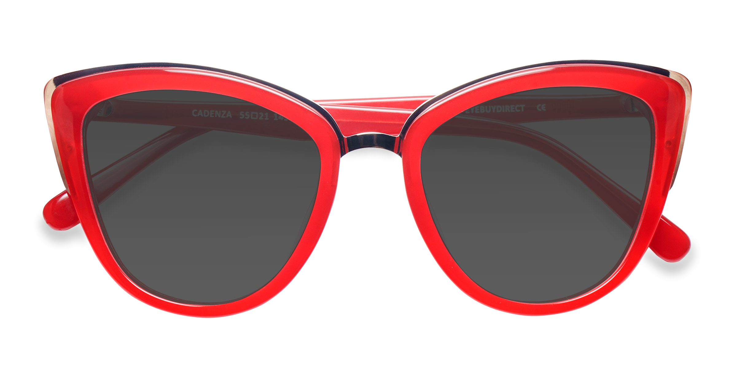Red Cadenza - Acetate-metal Sunglasses