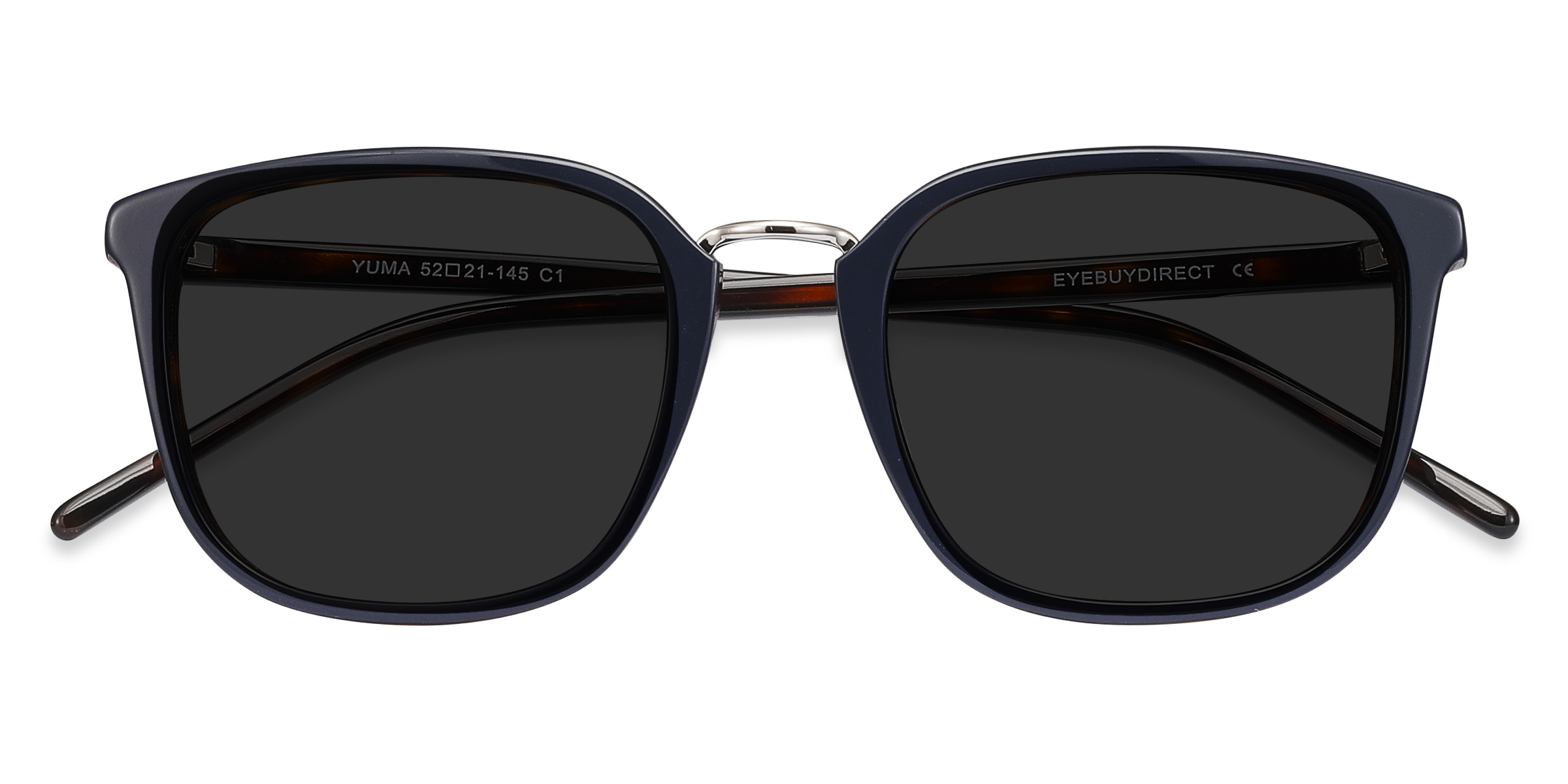 Navy Yuma - Acetate-metal Sunglasses