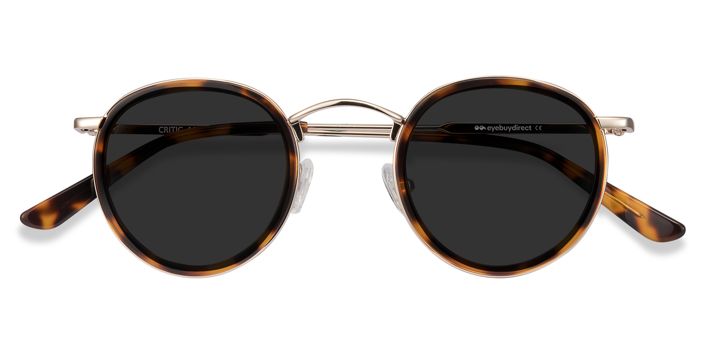 Tortoise Critic - Metal Sunglasses