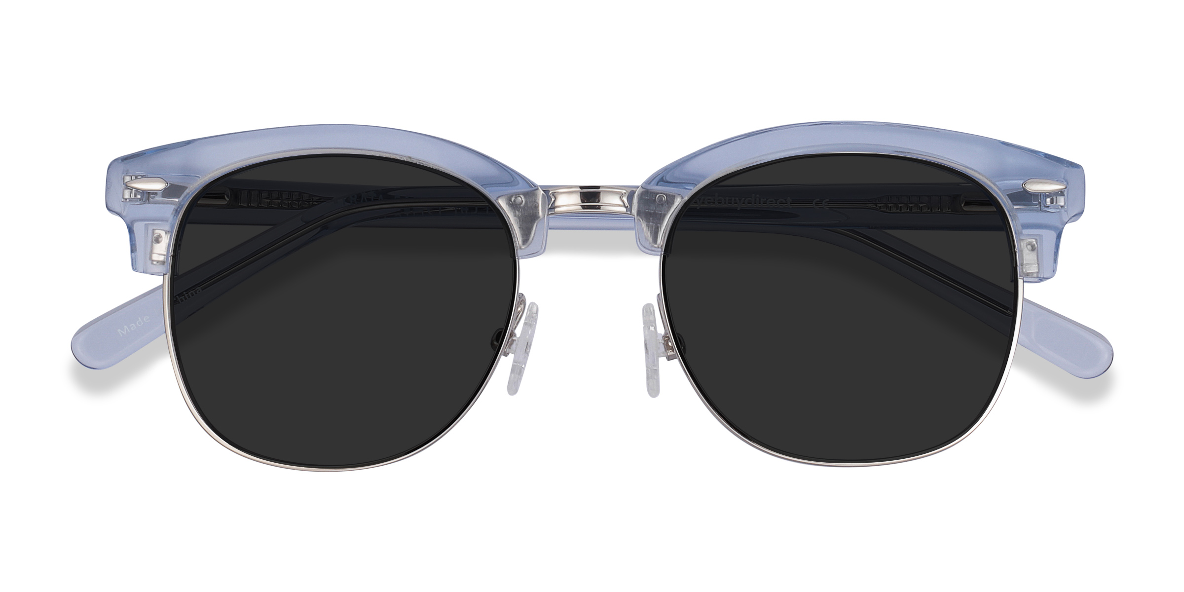 Clear Blue Strata - Acetate-metal Lunettes de soleil