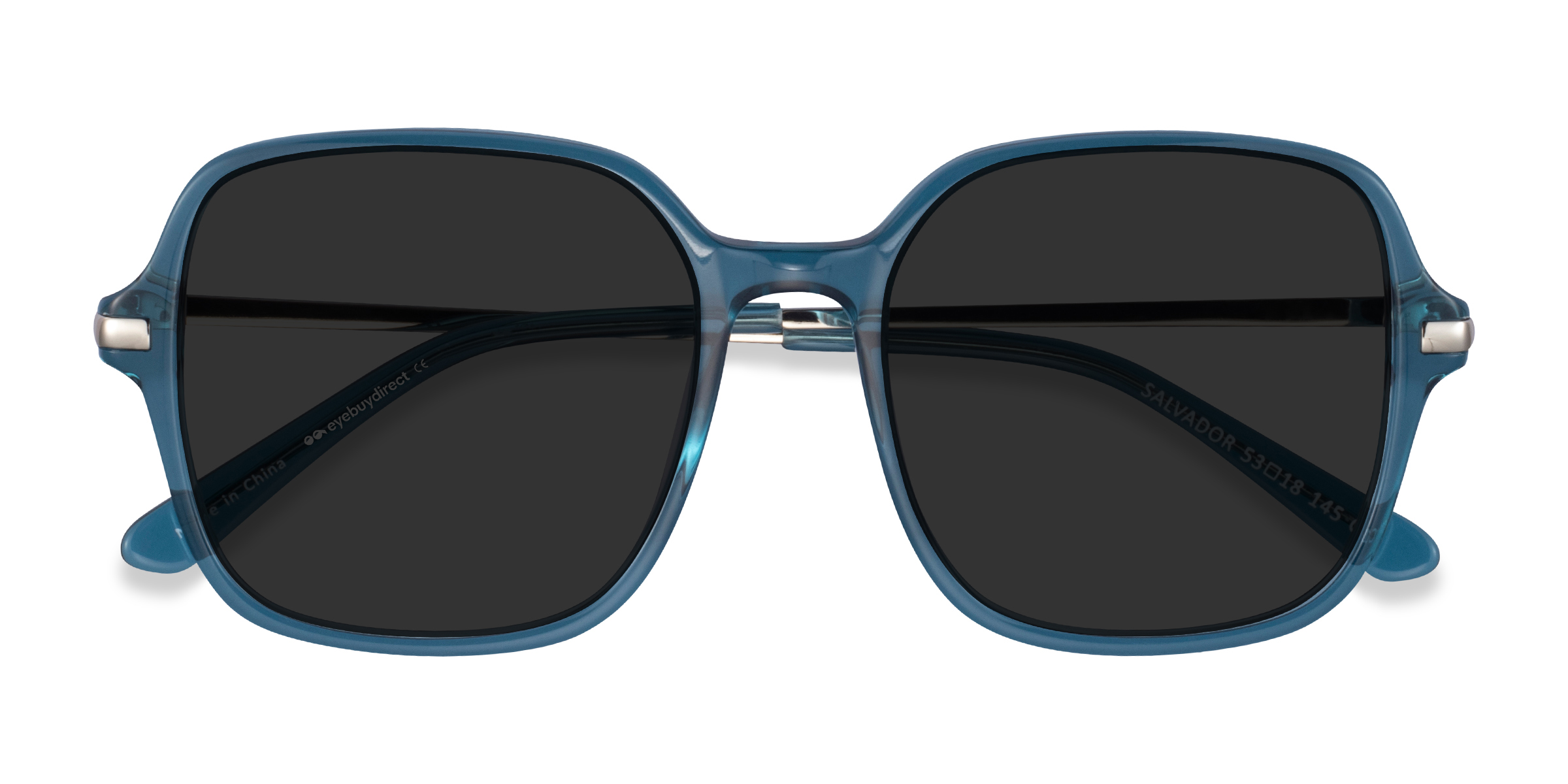 Teal Salvador -  Metal Sunglasses