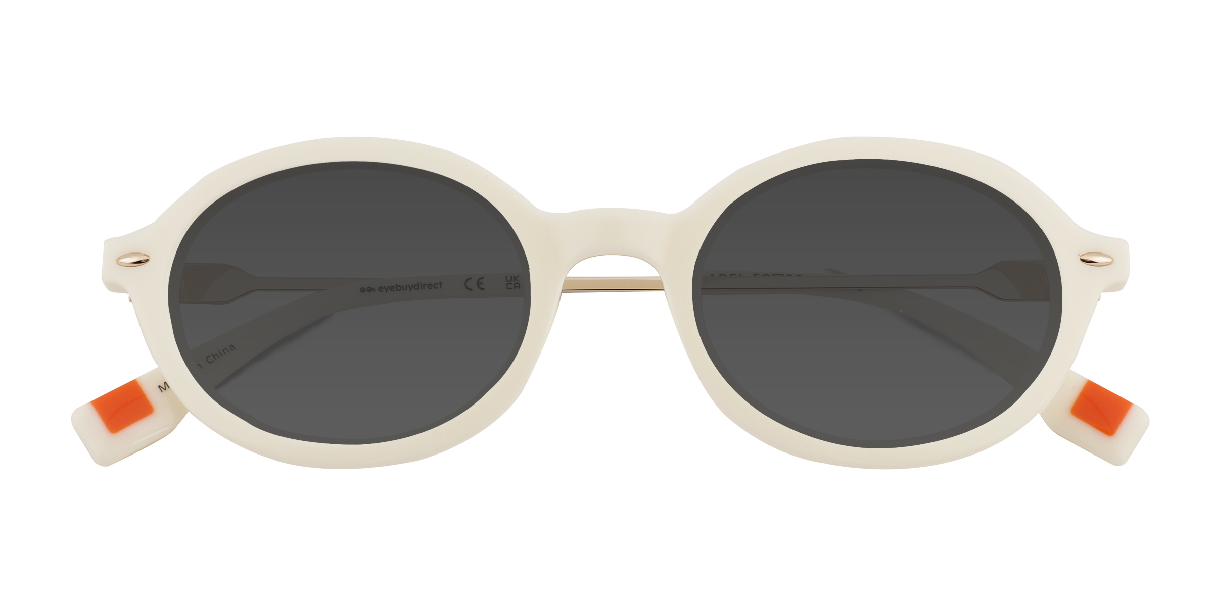 White Adel - Metal Sunglasses
