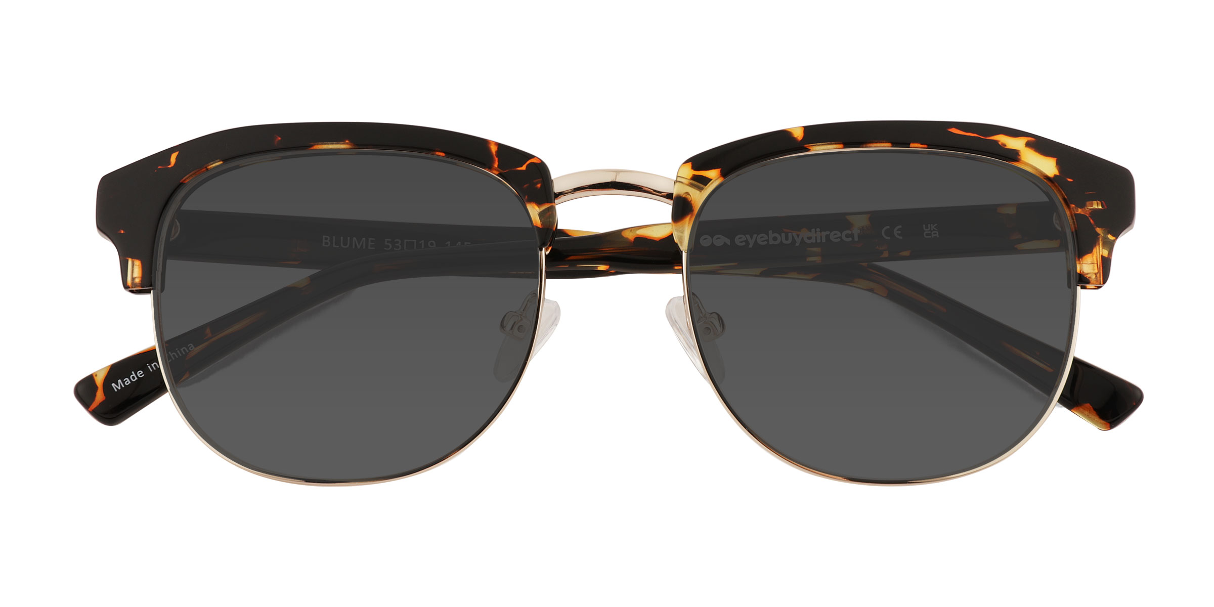Spotty Tortoise Gold Blume - Metal Sunglasses