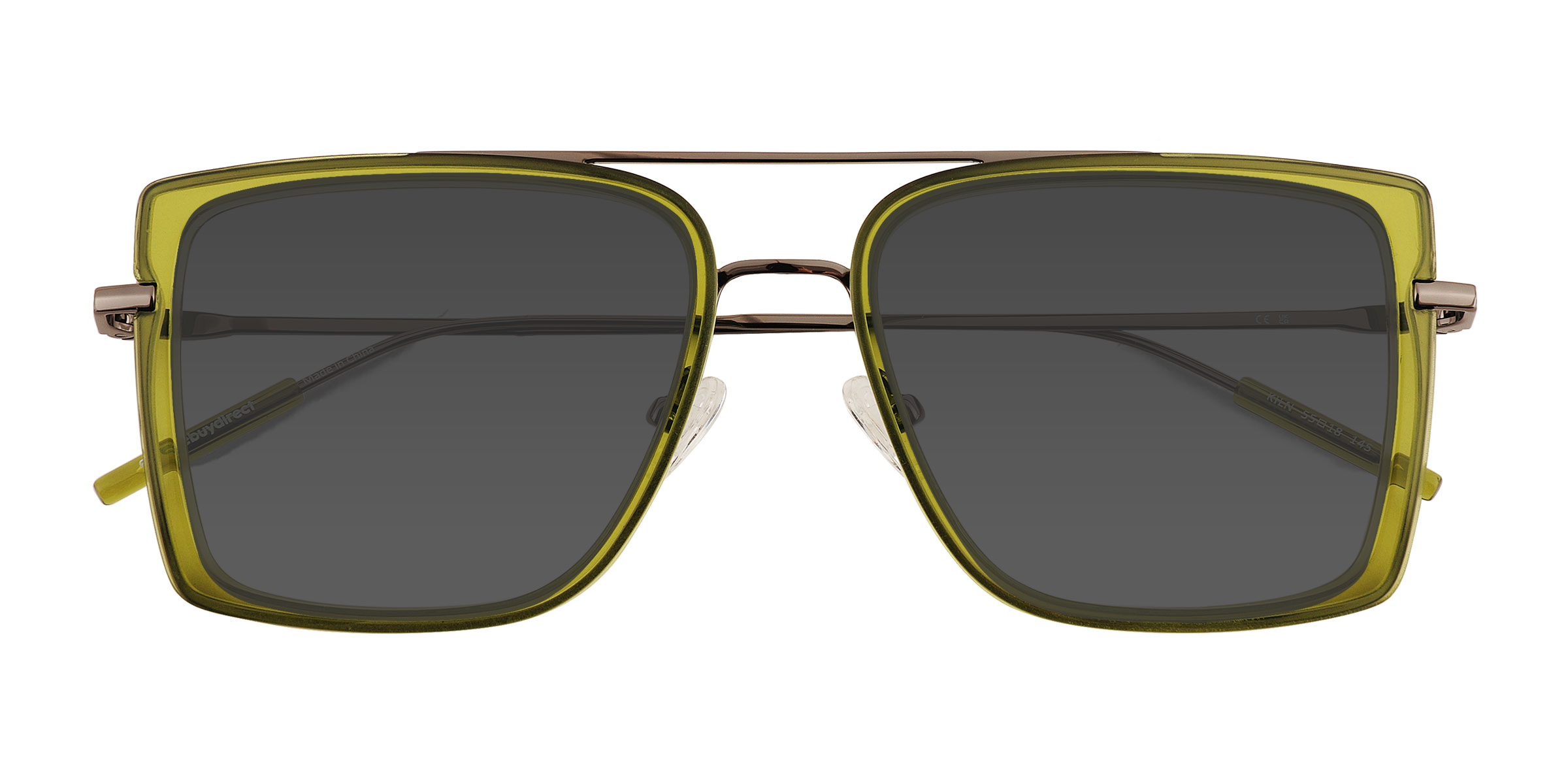 Clear Green Bronze Kiln - Métal Lunettes de soleil