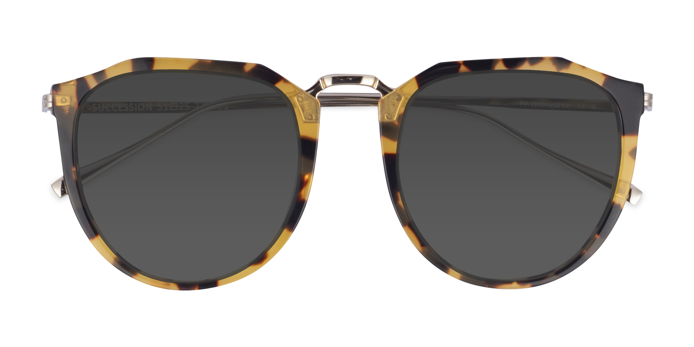 Tortoise Succession -  Metal Sunglasses