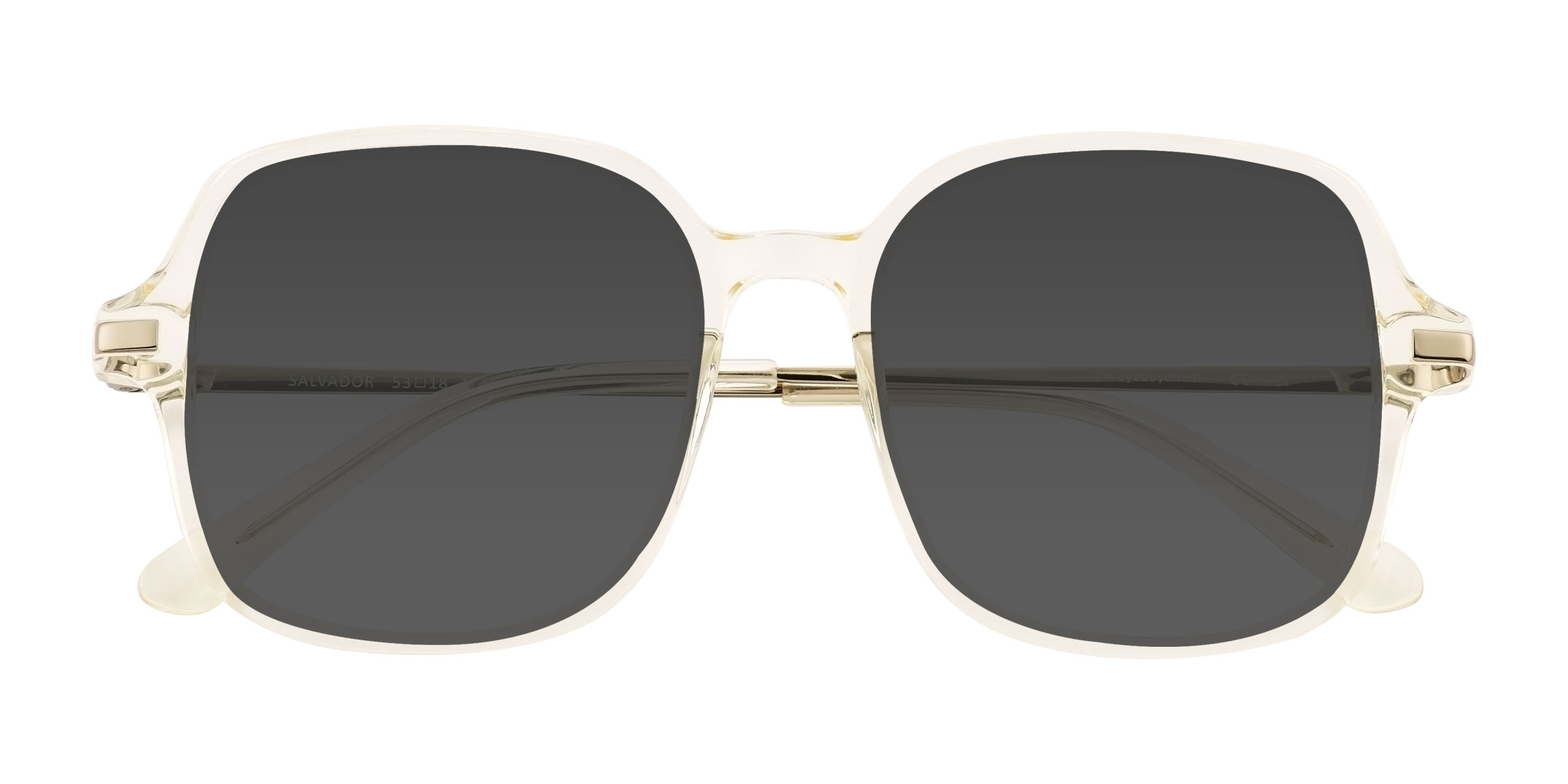 Clear Salvador -  Metal Sunglasses