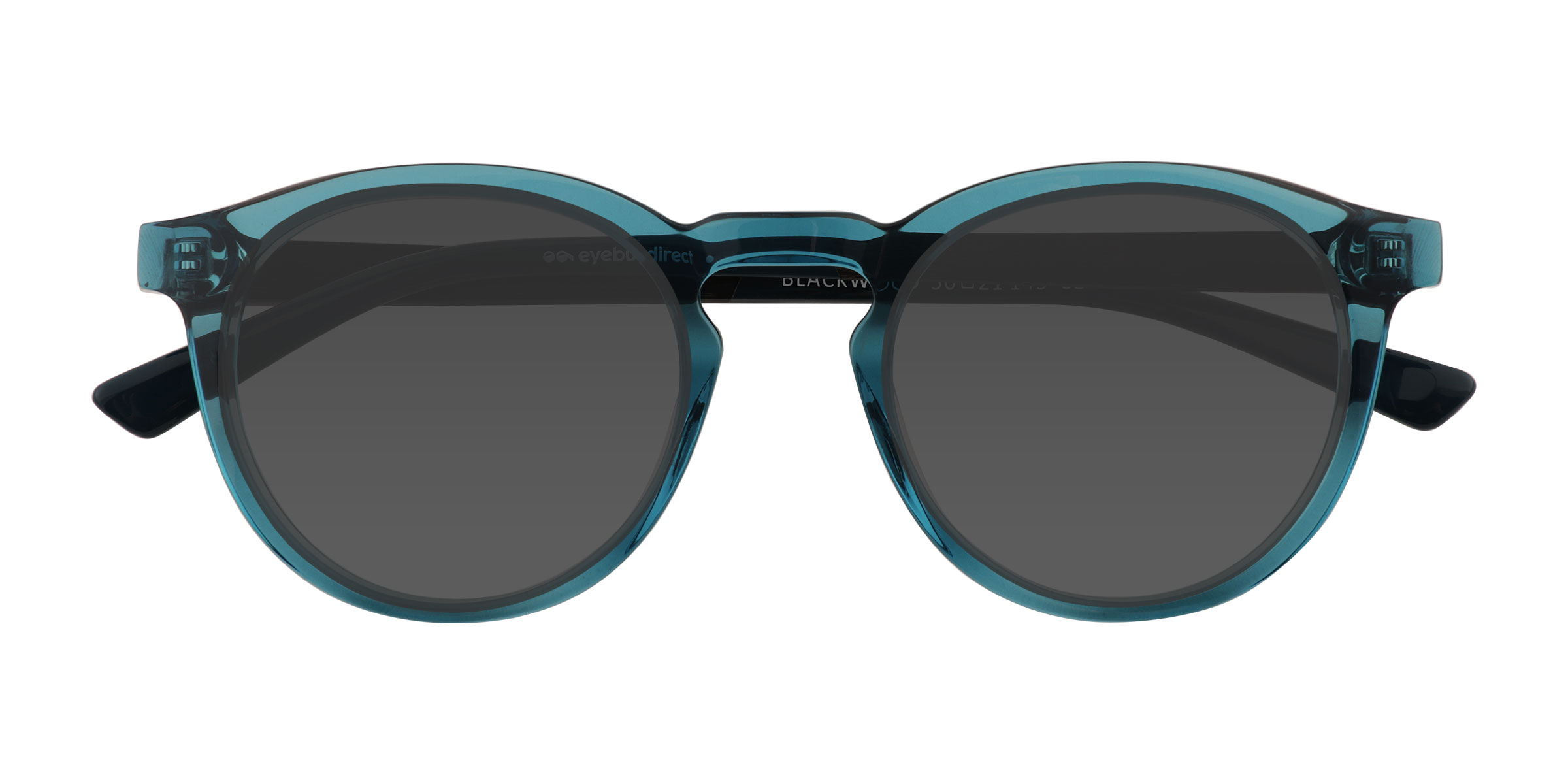 Bleu Blackwood - Wood-texture Lunettes de soleil