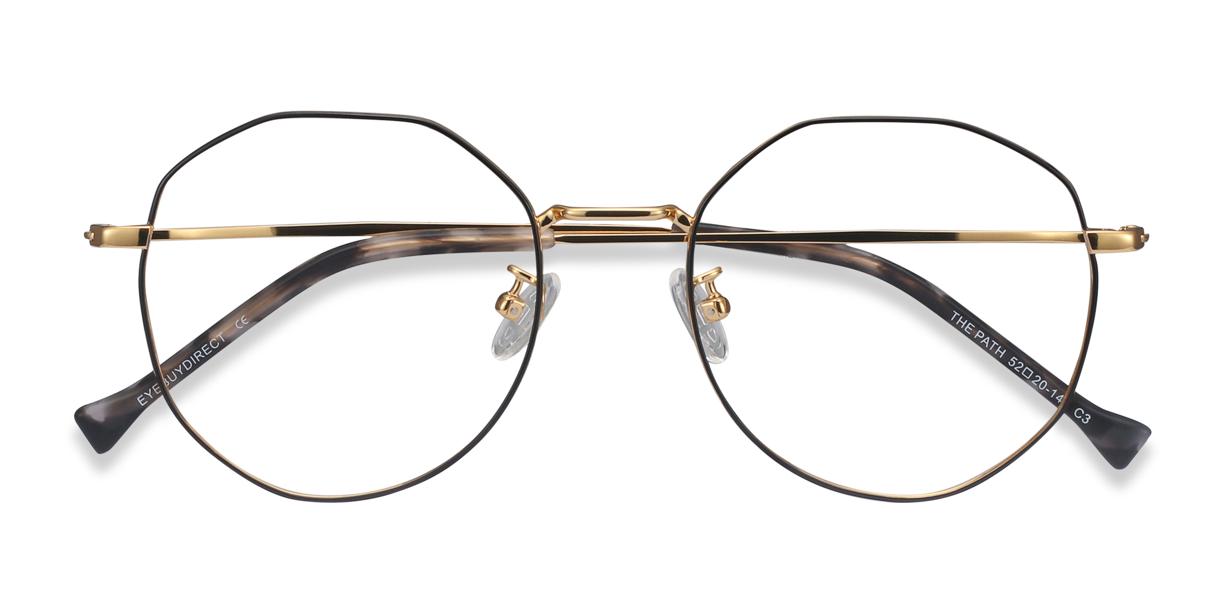 Black Golden The Path - Titanium Eyeglasses