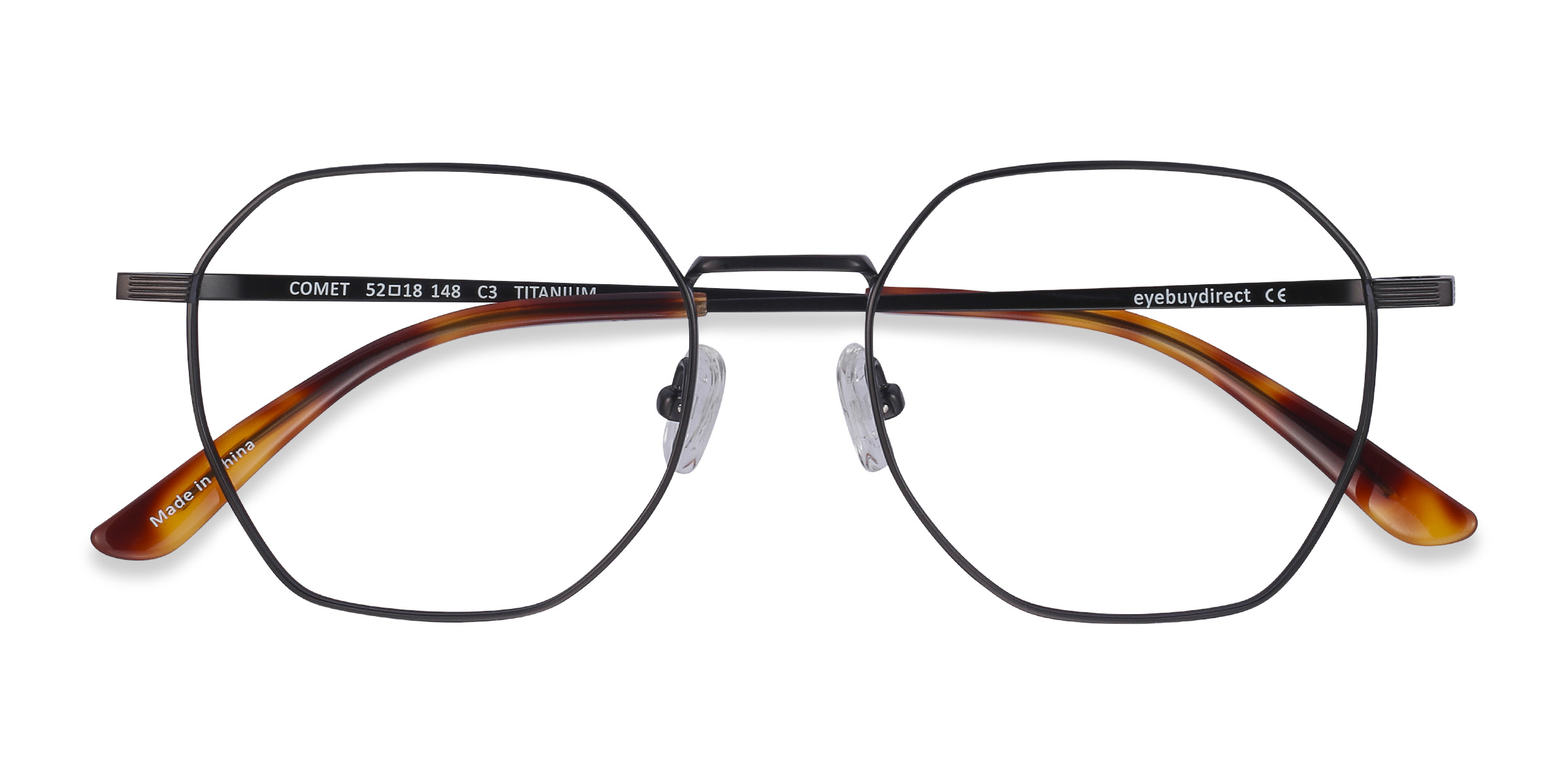 Black Comet -  Titanium Eyeglasses