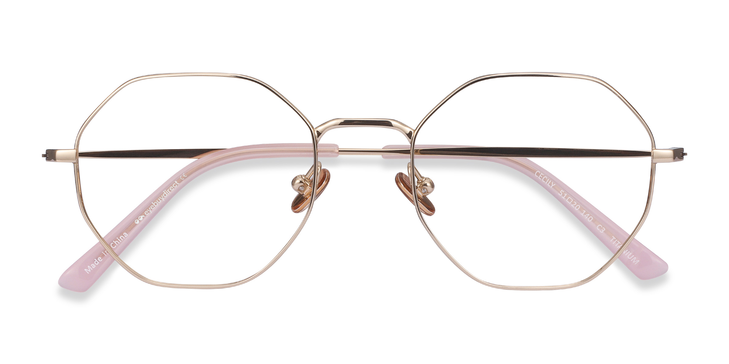 Gold Cecily - Titanium Eyeglasses