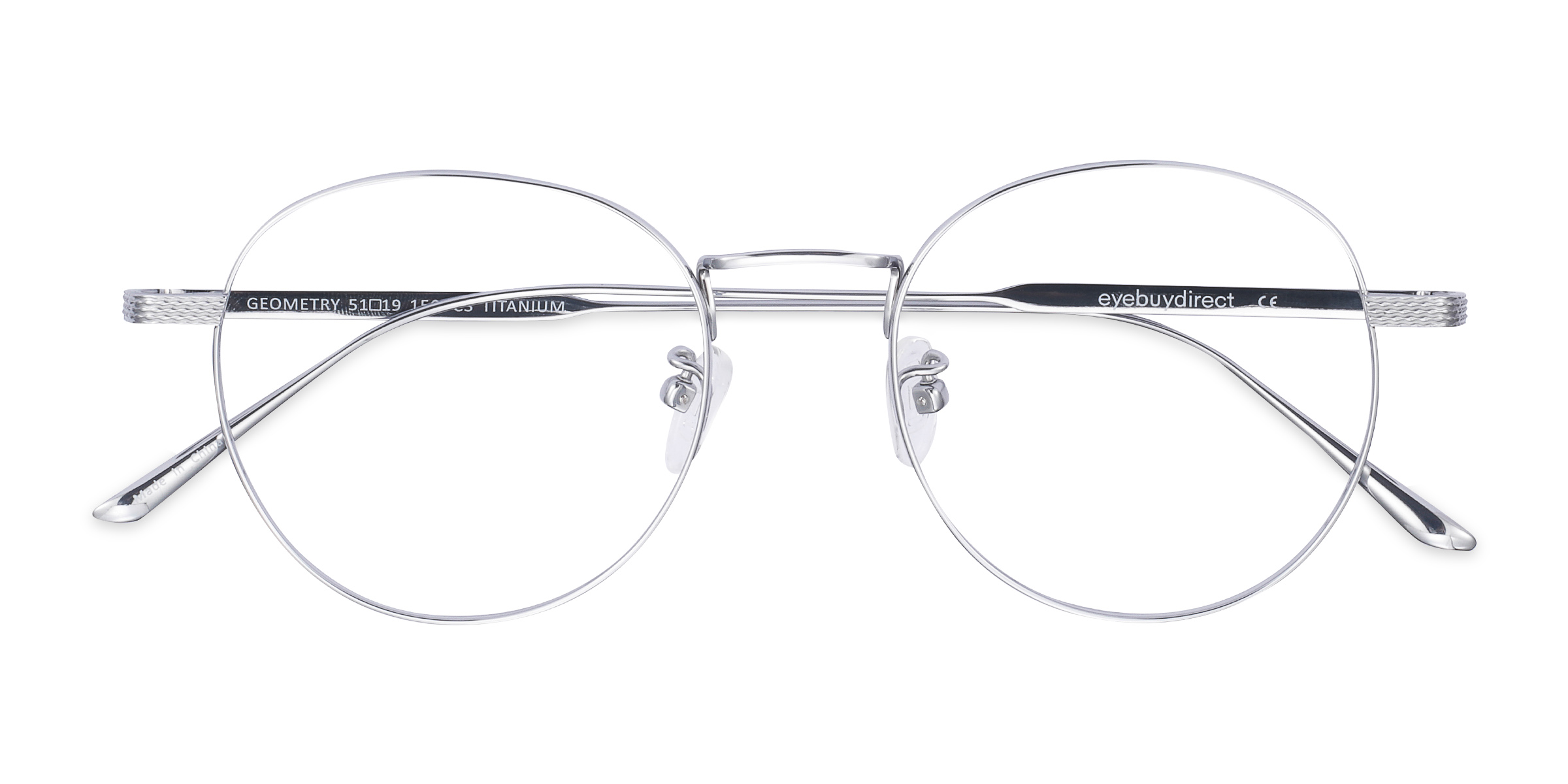 Silver Geometry - Titanium Eyeglasses