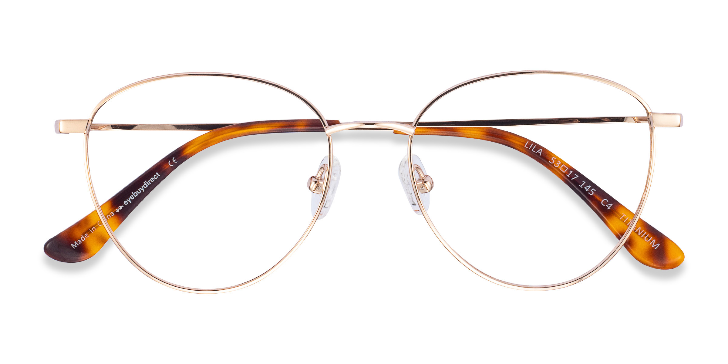 Gold Lila - Titanium Eyeglasses