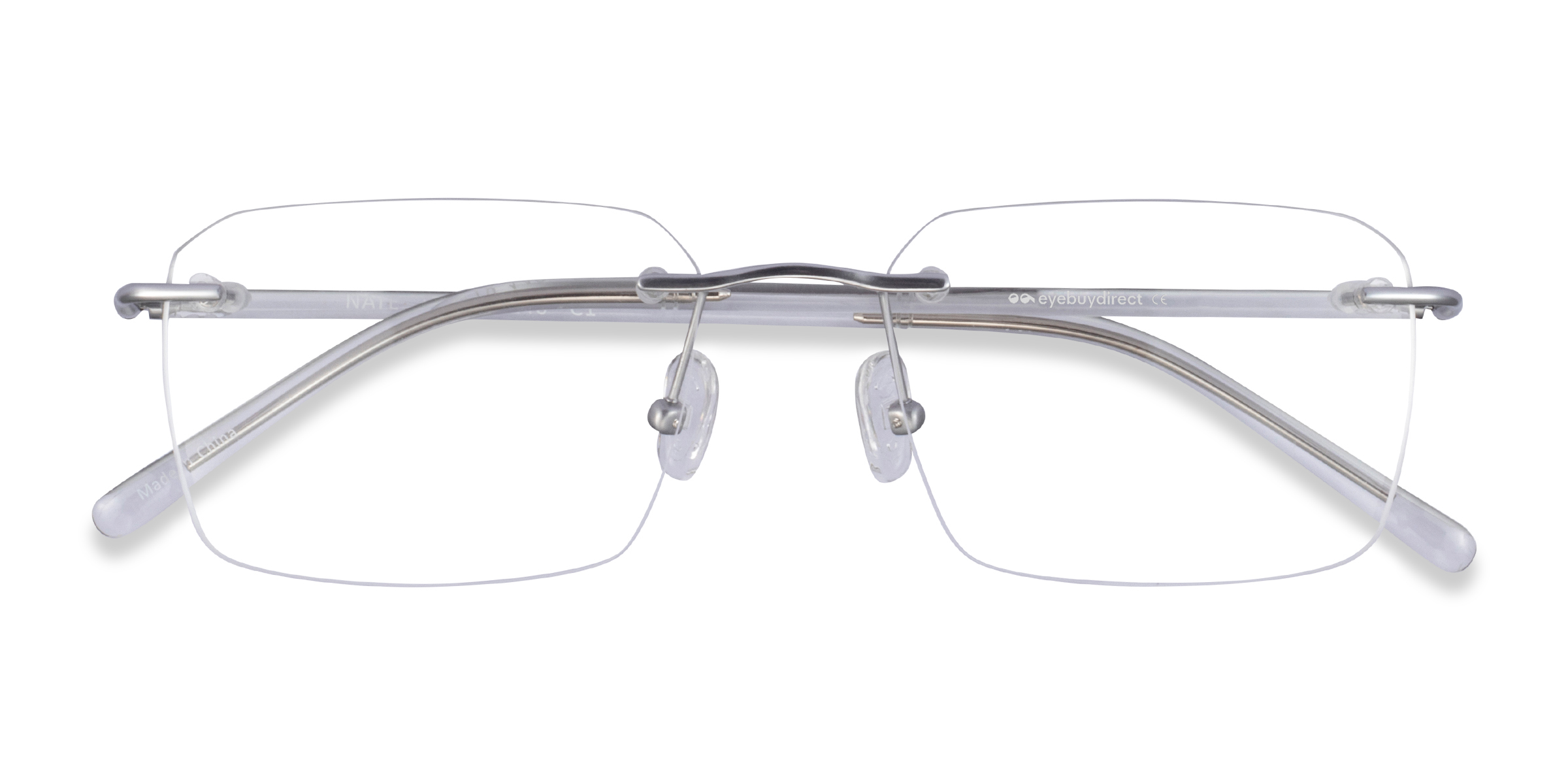 Silver Clear Nate - Titanium Eyeglasses