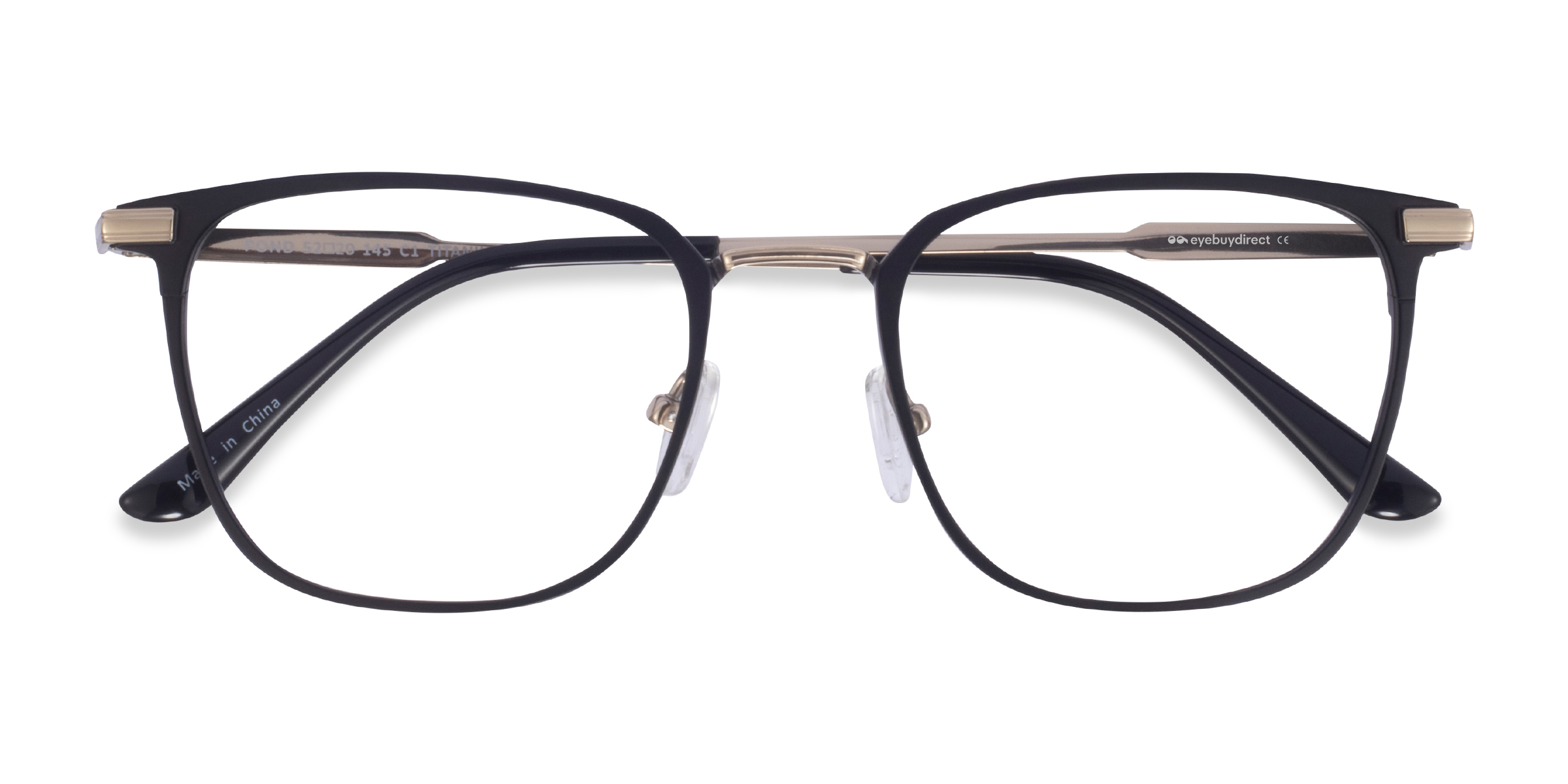Matte Black Pond - Titanium Lunettes de vue