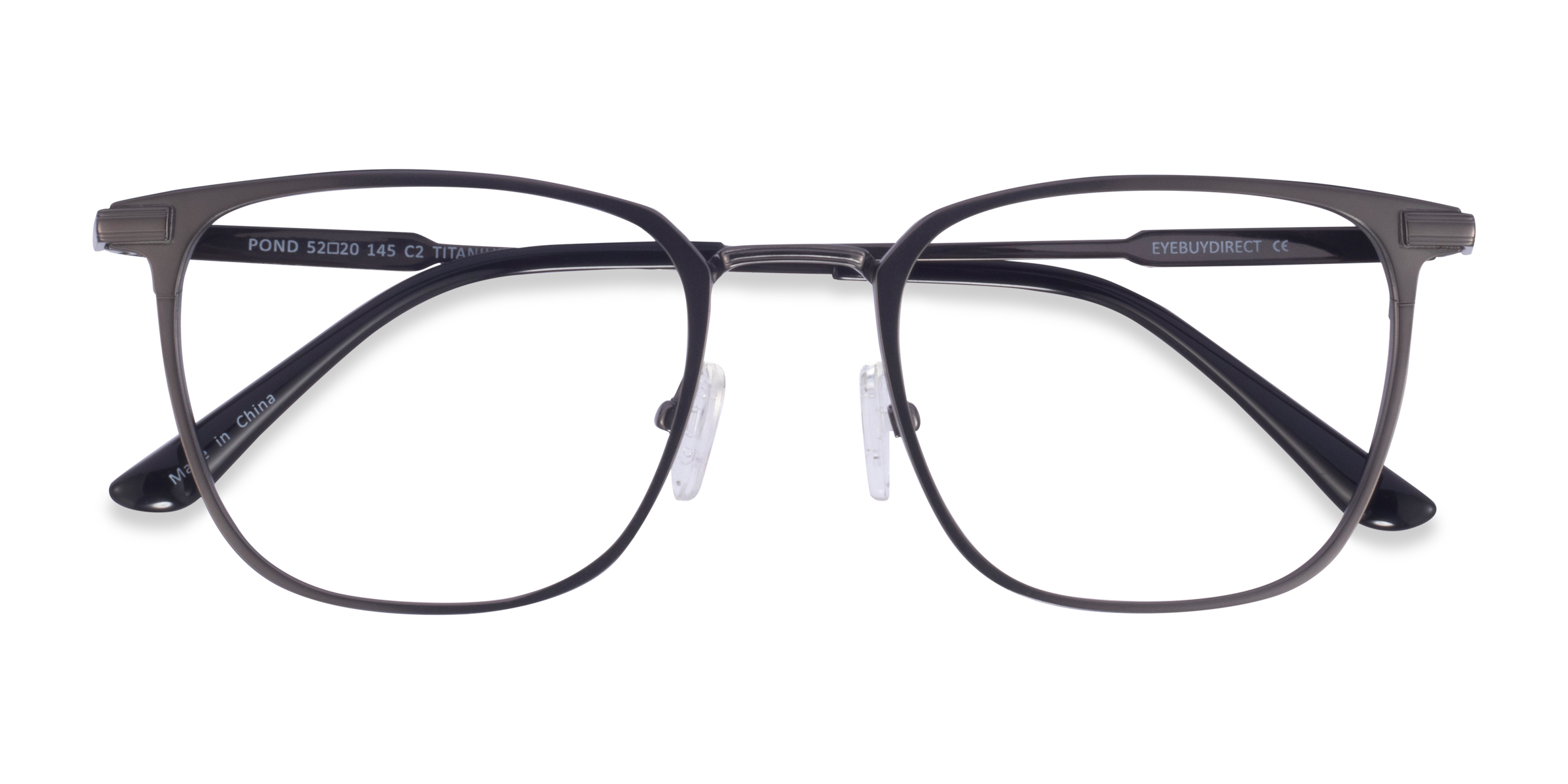 Matte Gunmetal Pond - Titanium Eyeglasses