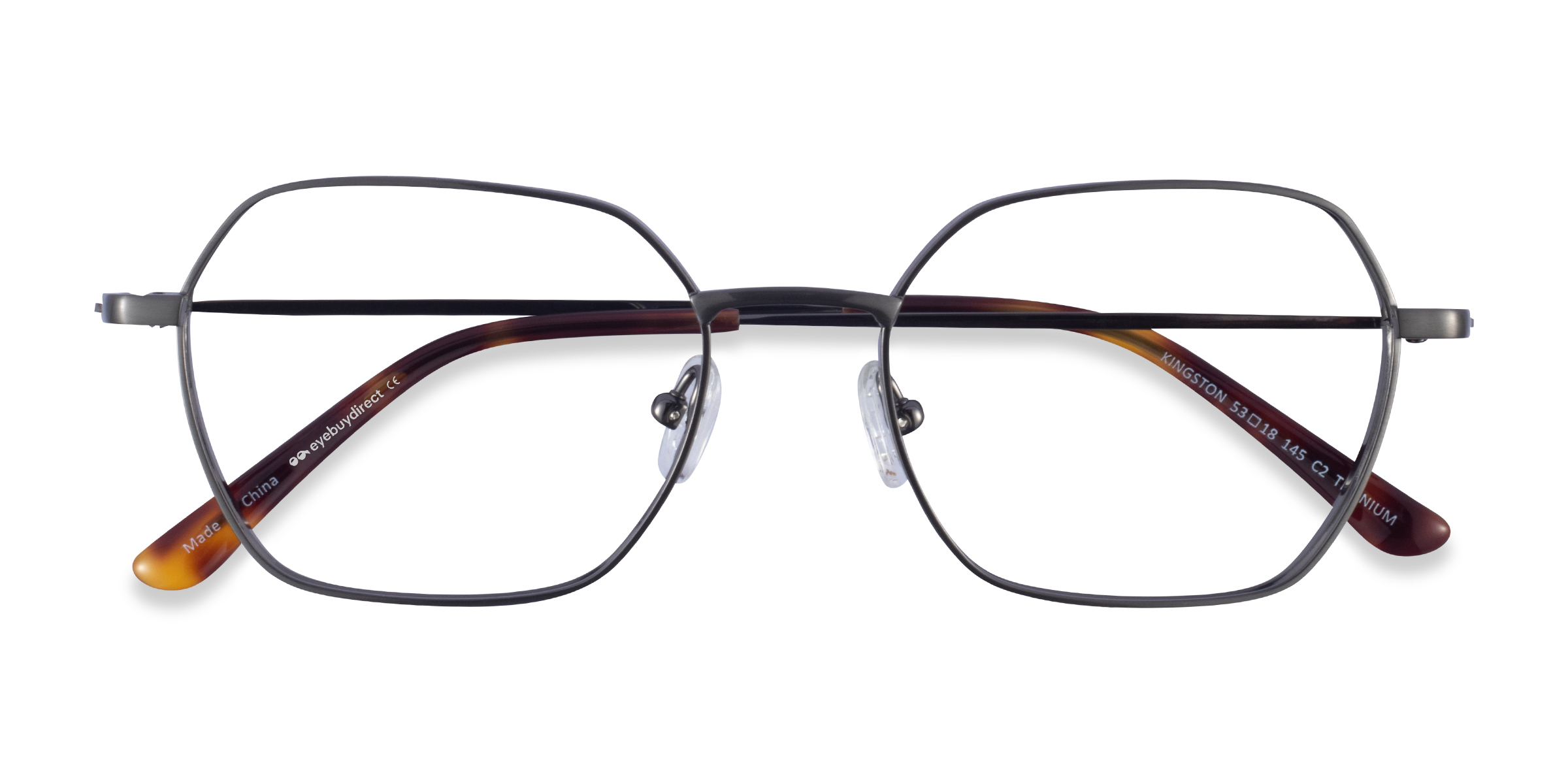 Gunmetal Kingston - Titanium Eyeglasses