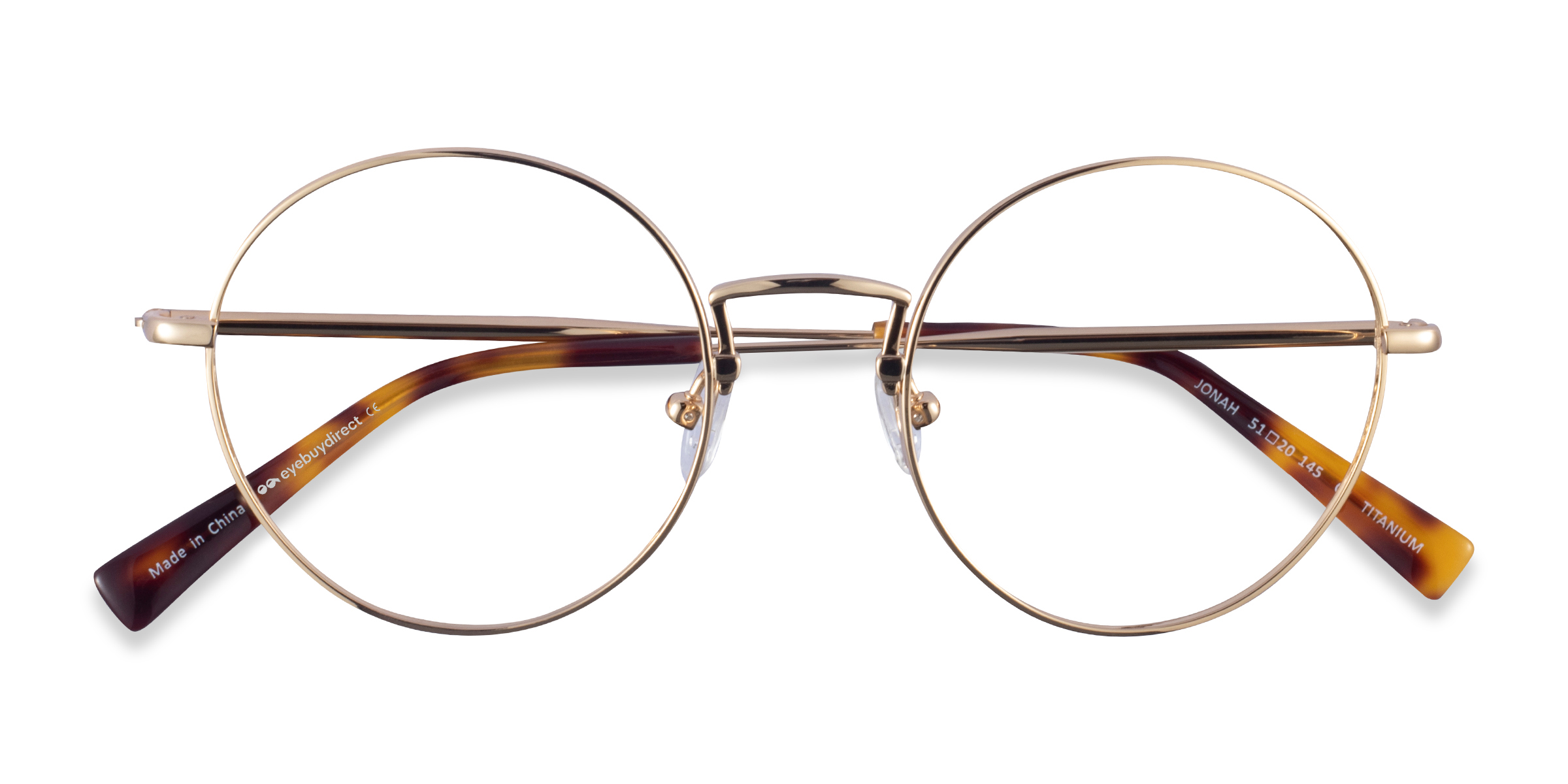 Gold Jonah - Titanium Eyeglasses