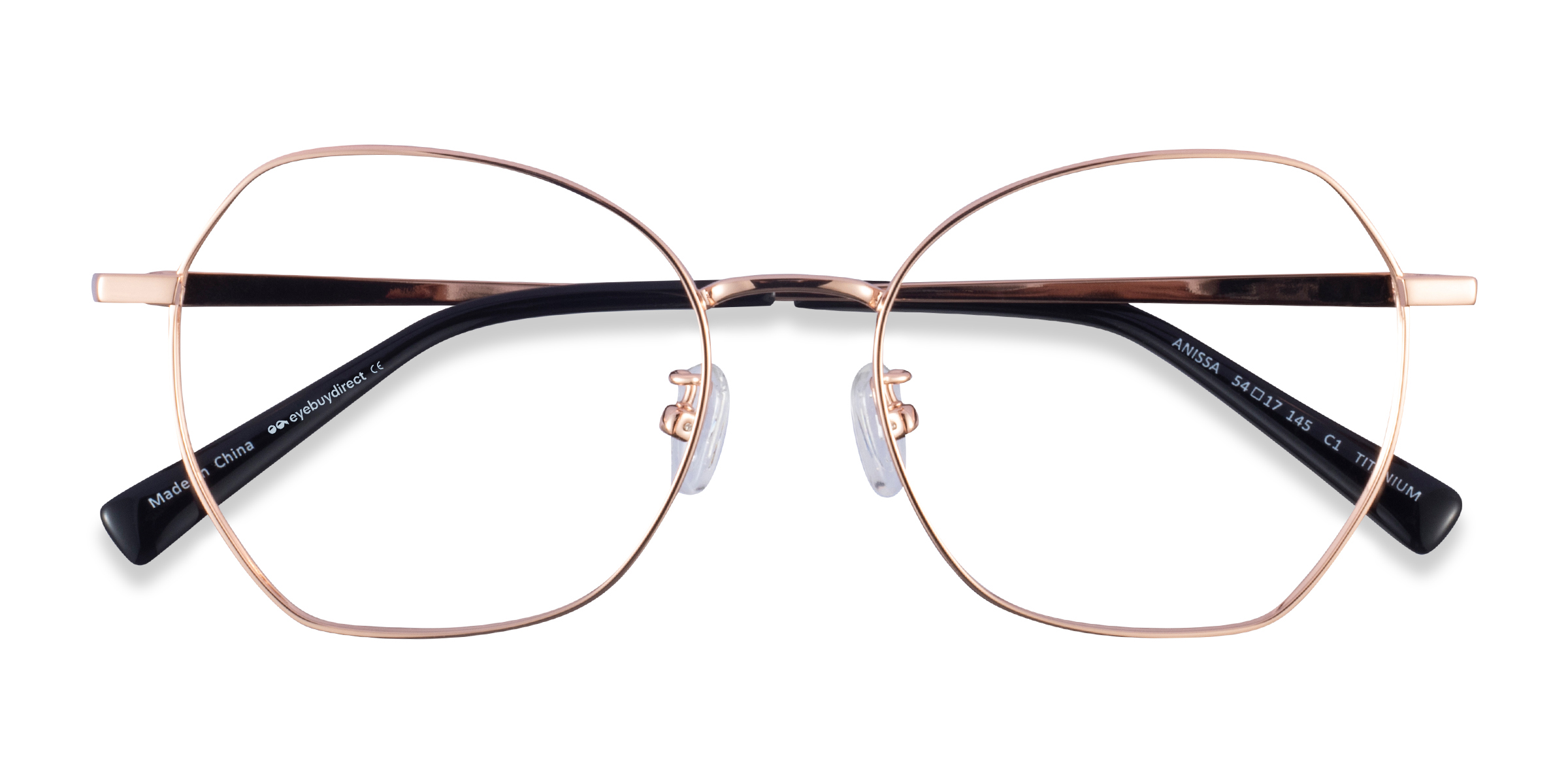 Rose Gold Anissa - Titanium Eyeglasses