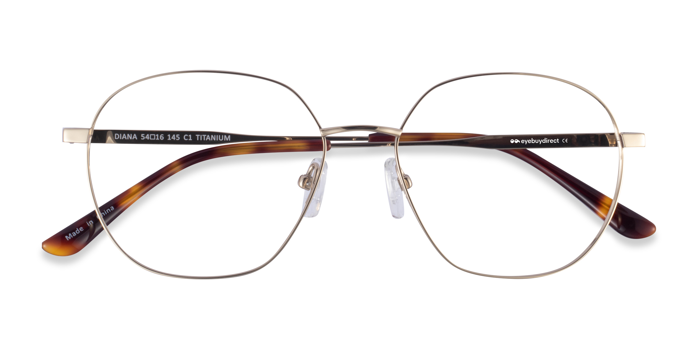 Gold Diana - Titanium Eyeglasses