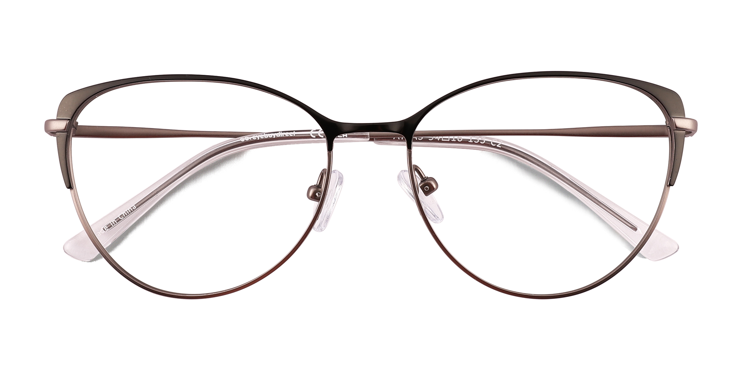 Shiny Black Atlas - Titanium Eyeglasses