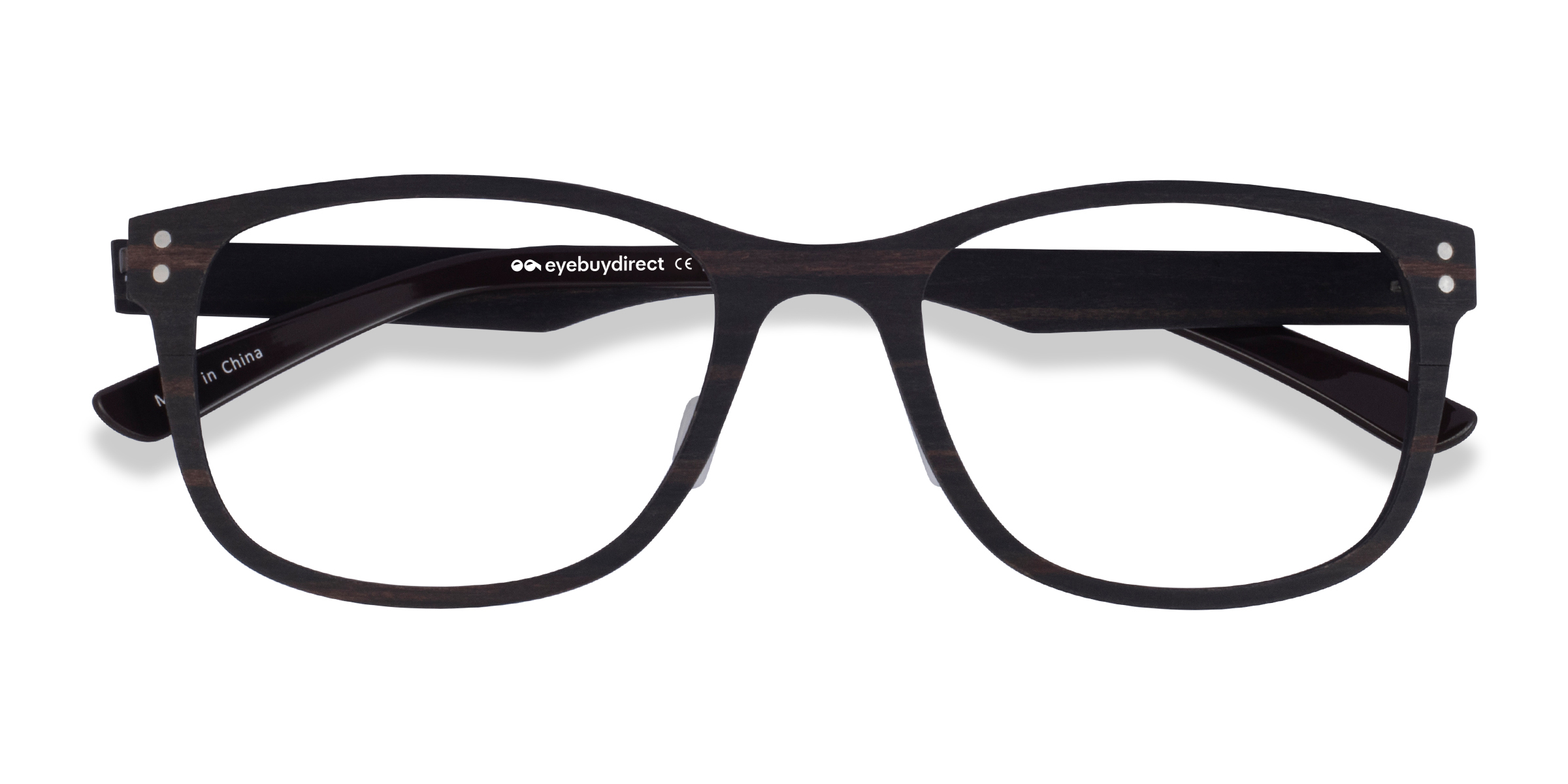 Dark Wood Earth - Wood-texture Lunettes de vue